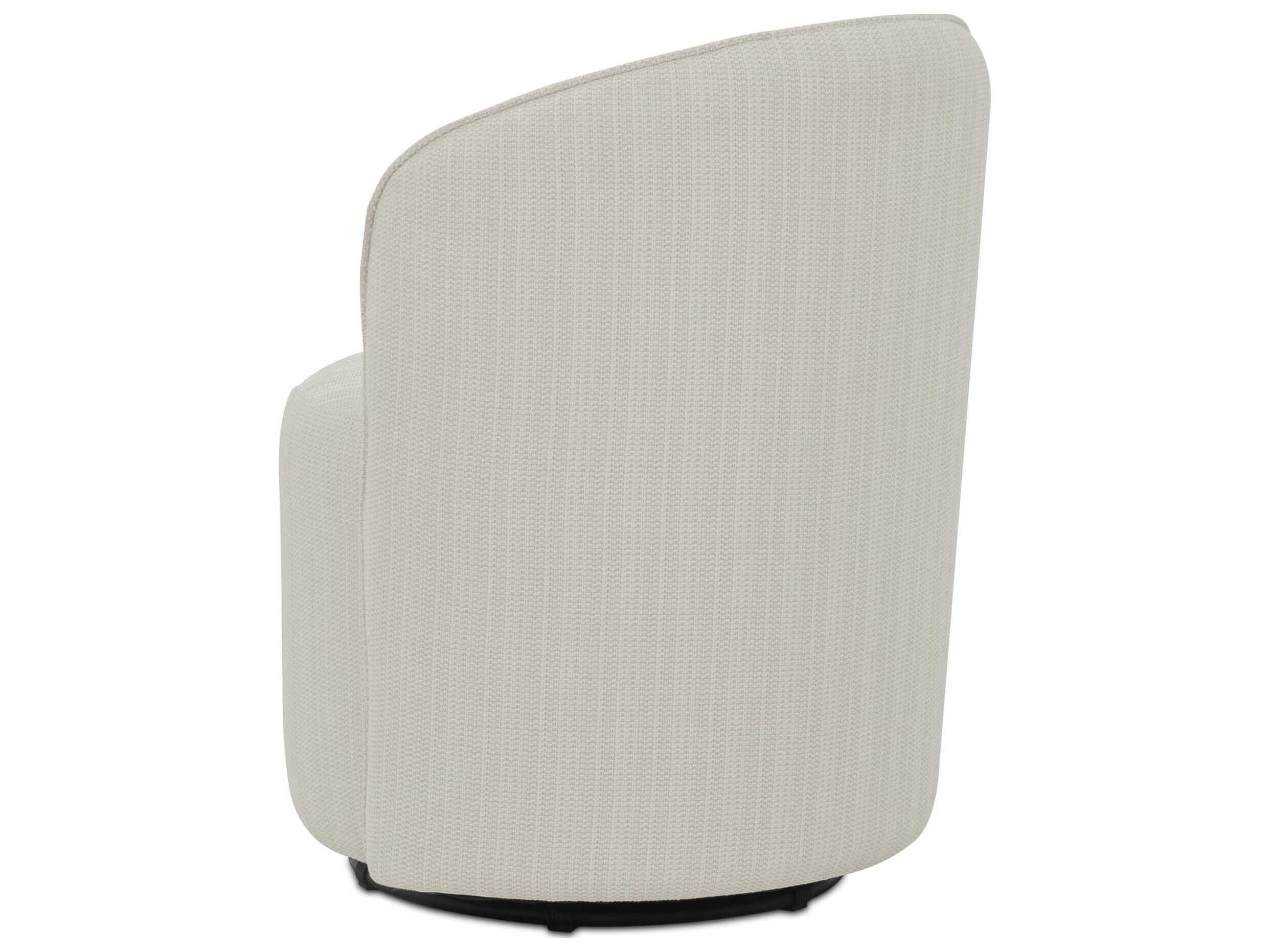Moe's Home Outdoor Sylvie Cream Fabric Cushion Dining Chair