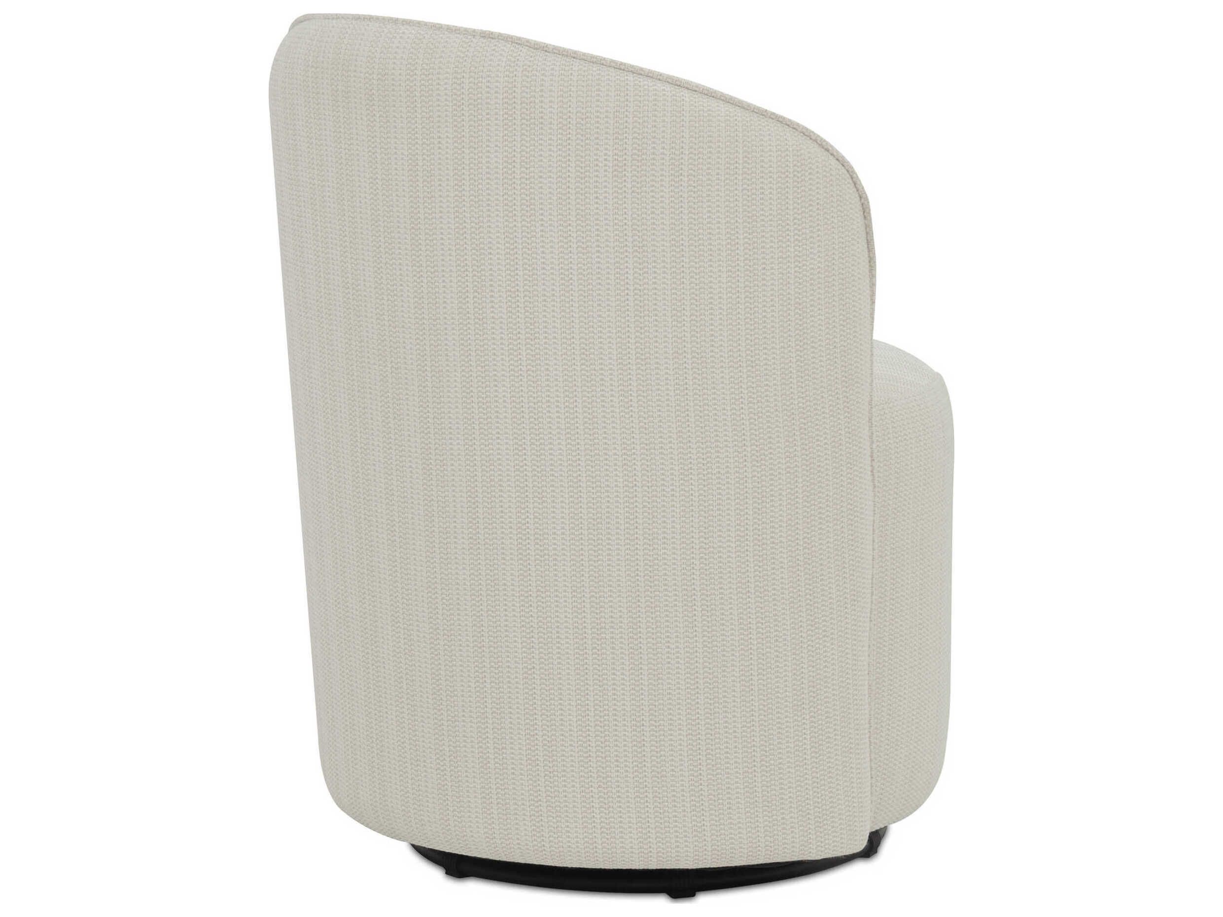 Moe's Home Outdoor Sylvie Cream Fabric Cushion Dining Chair