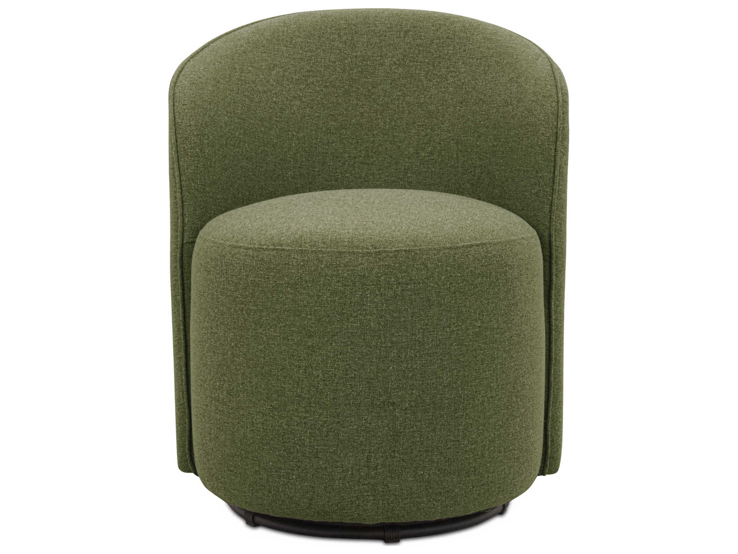 Moe's Home Outdoor Sylvie Green Fabric Cushion Dining Chair
