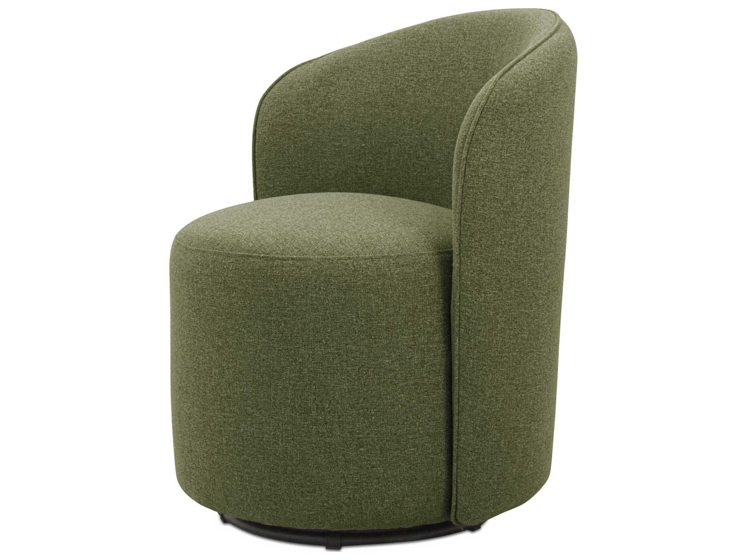 Moe's Home Outdoor Sylvie Green Fabric Cushion Dining Chair
