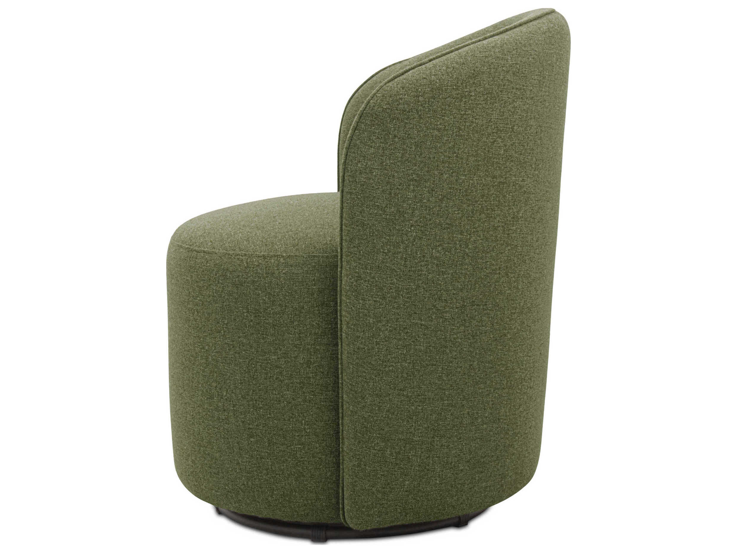 Moe's Home Outdoor Sylvie Green Fabric Cushion Dining Chair