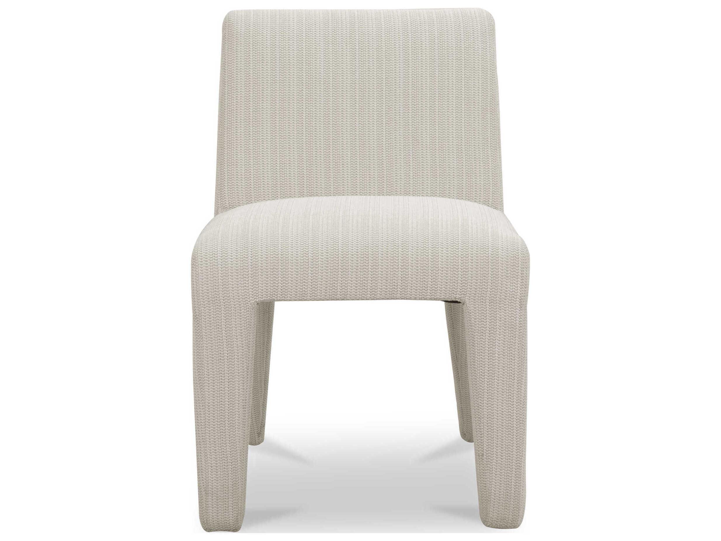 Moe's Home Outdoor Verona Cream Fabric Cushion Dining Chair