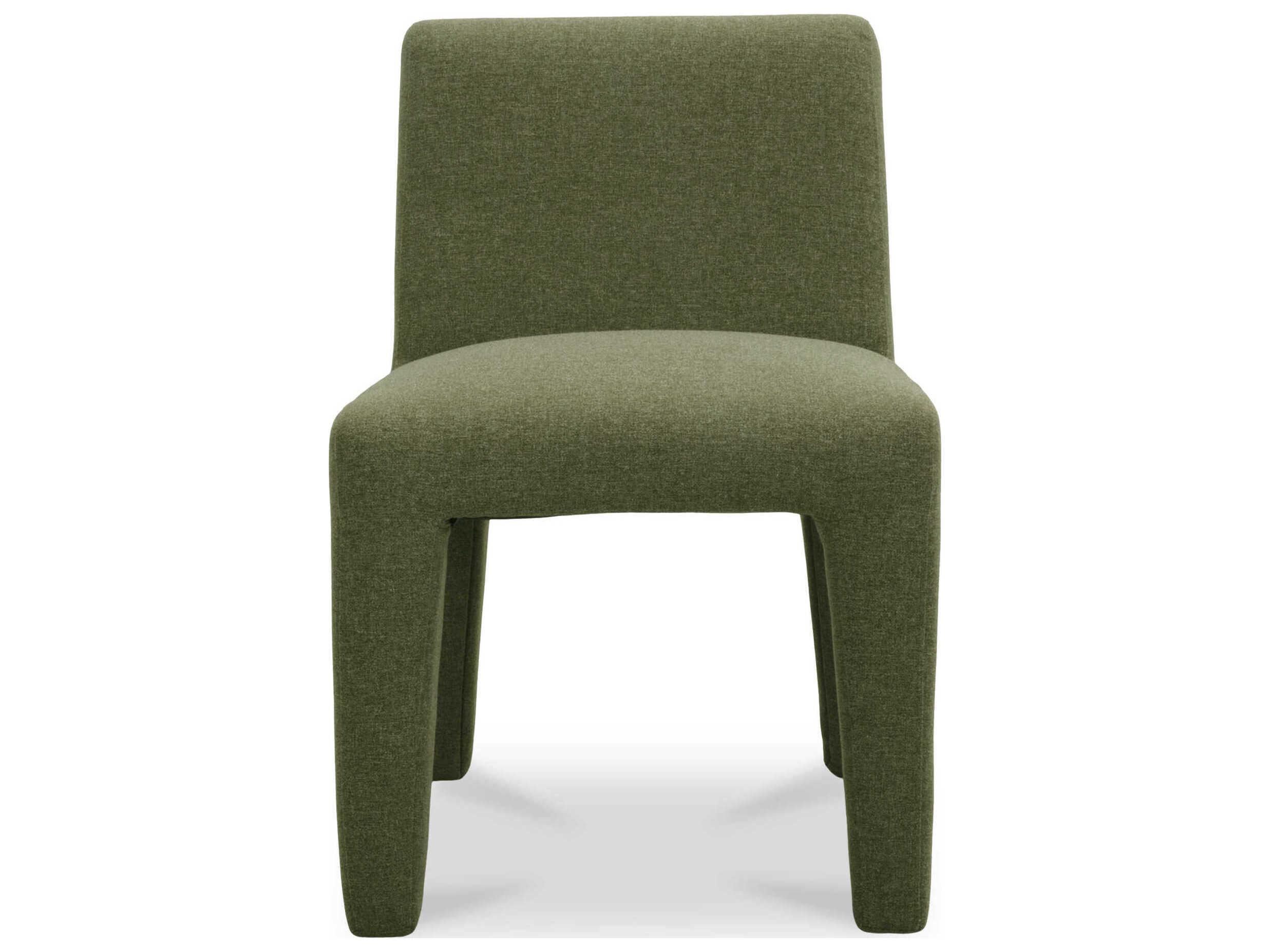 Moe's Home Outdoor Verona Green Fabric Cushion Dining Chair