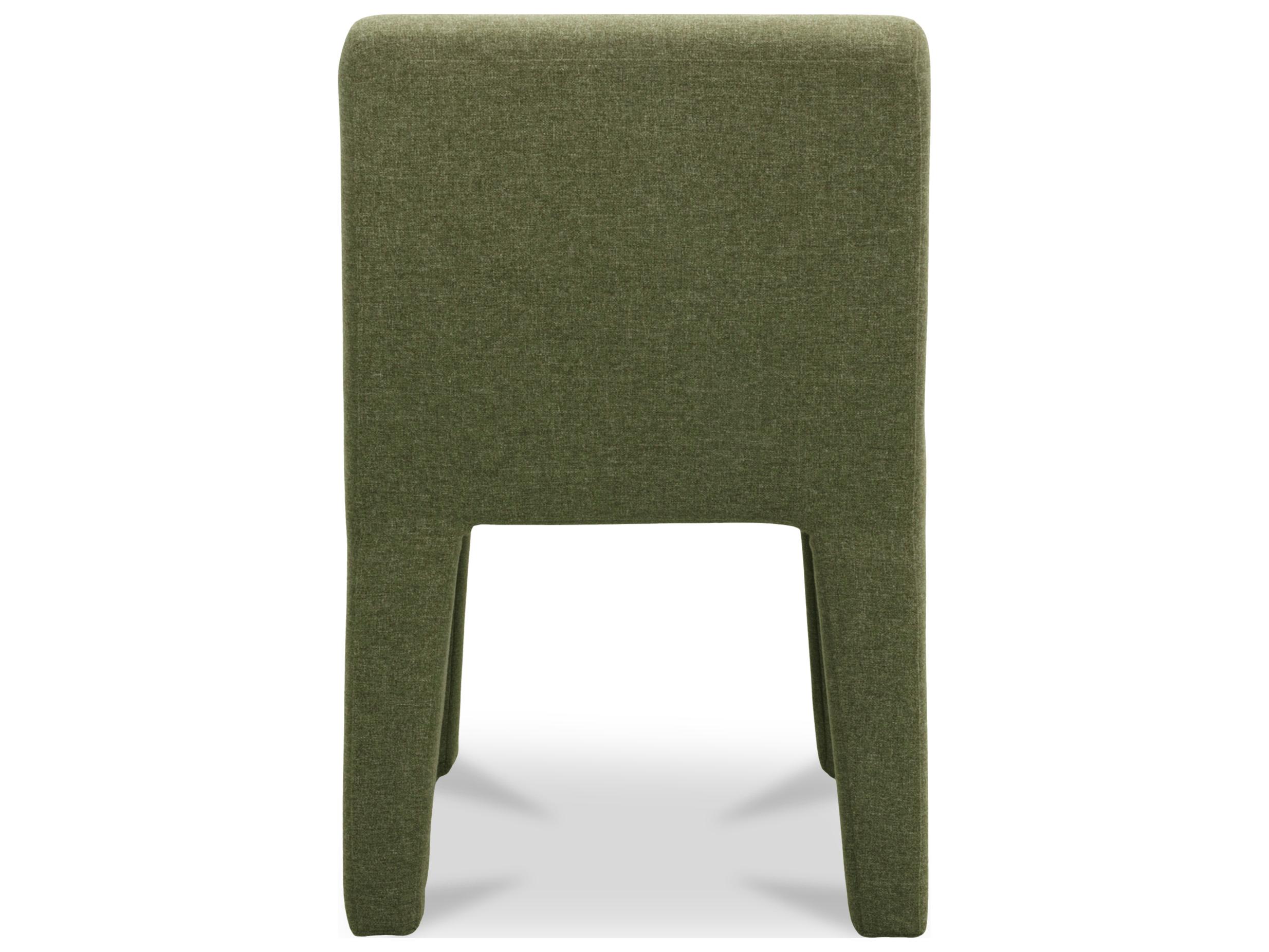 Moe's Home Outdoor Verona Green Fabric Cushion Dining Chair