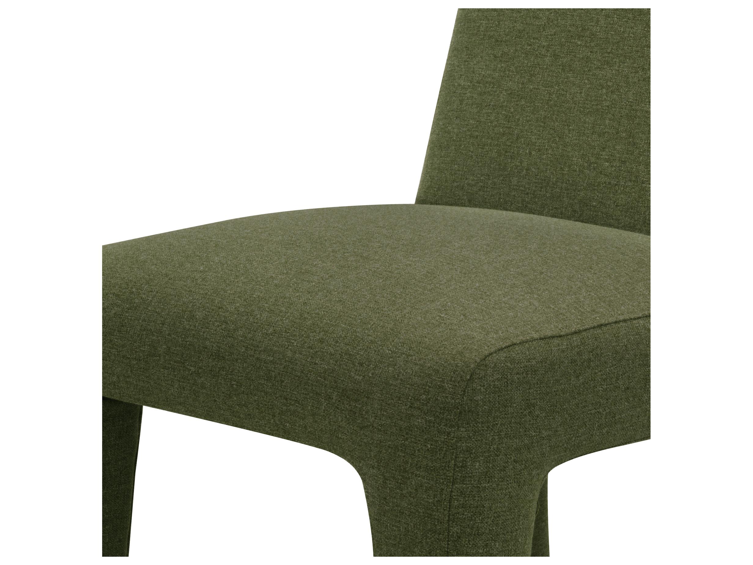 Moe's Home Outdoor Verona Green Fabric Cushion Dining Chair