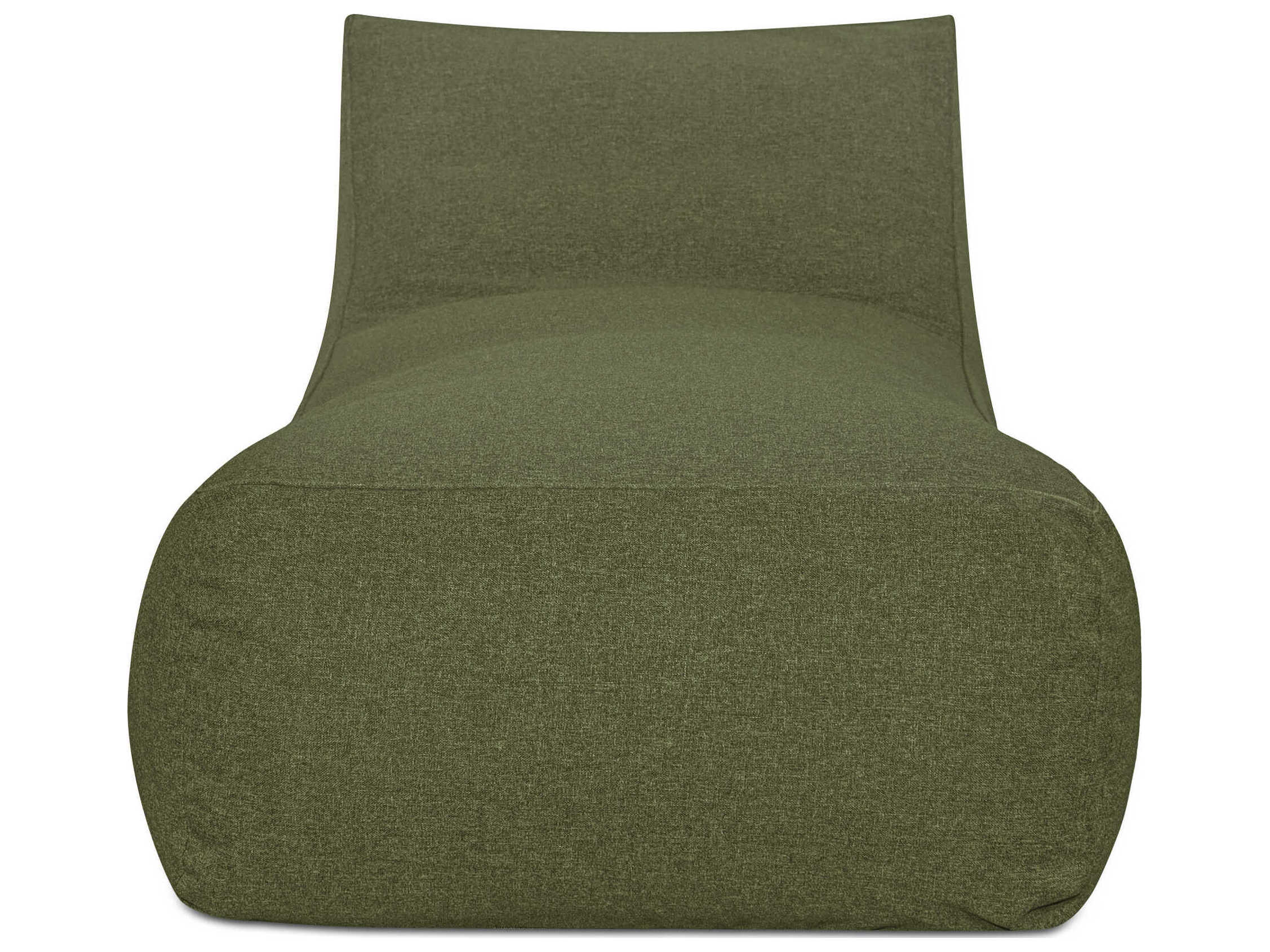 Moe's Home Outdoor Lirio Green Fabric Cushion Chaise Lounge