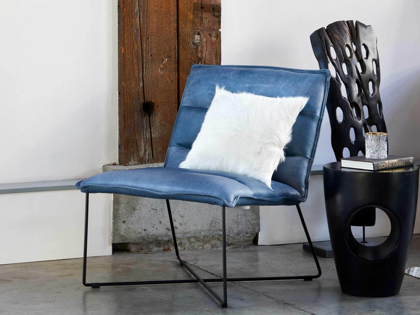 Moe's Home Outdoor Aylard Black Round Stool / End Table