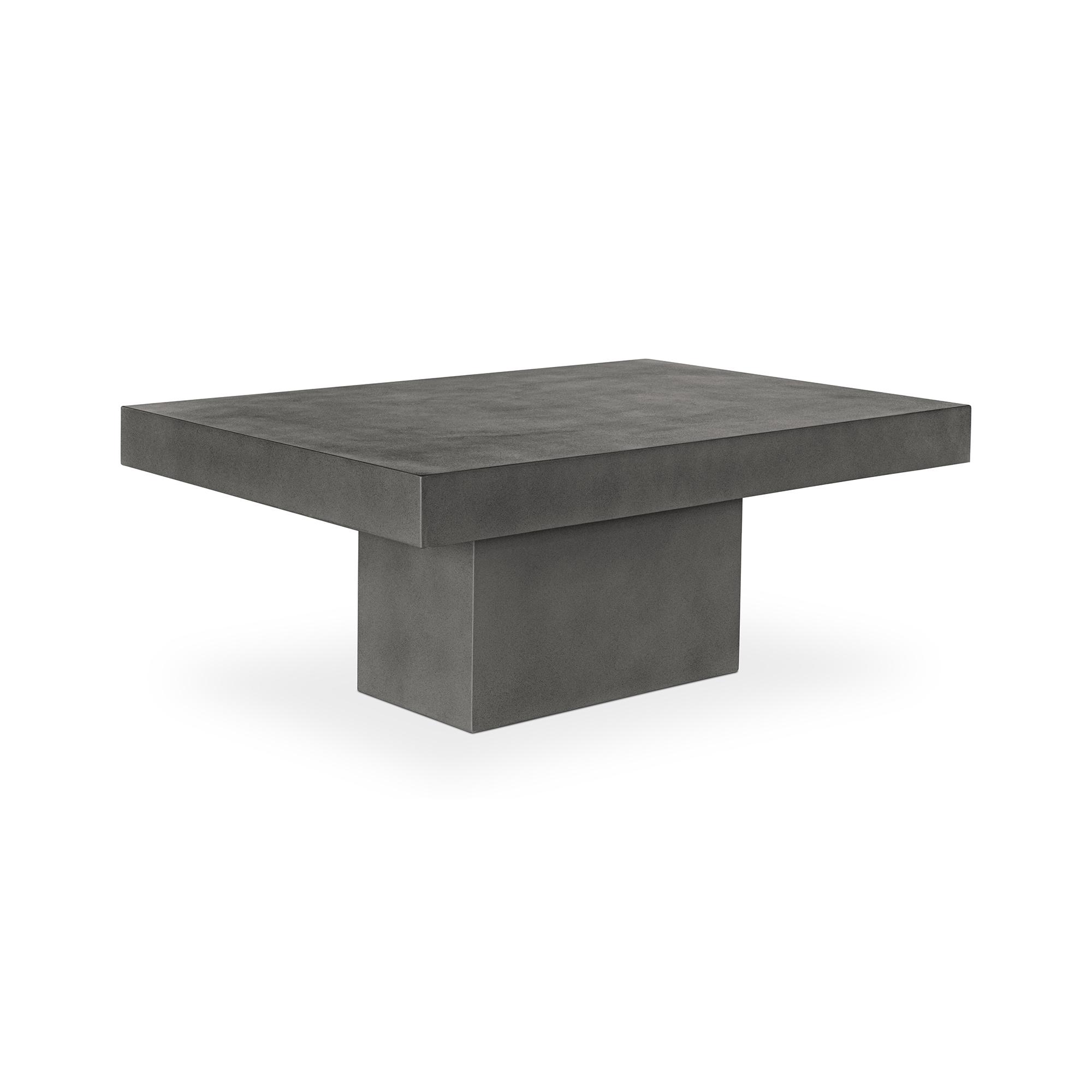 Moe's Home Outdoor Maxima Coffee Table Dark Grey