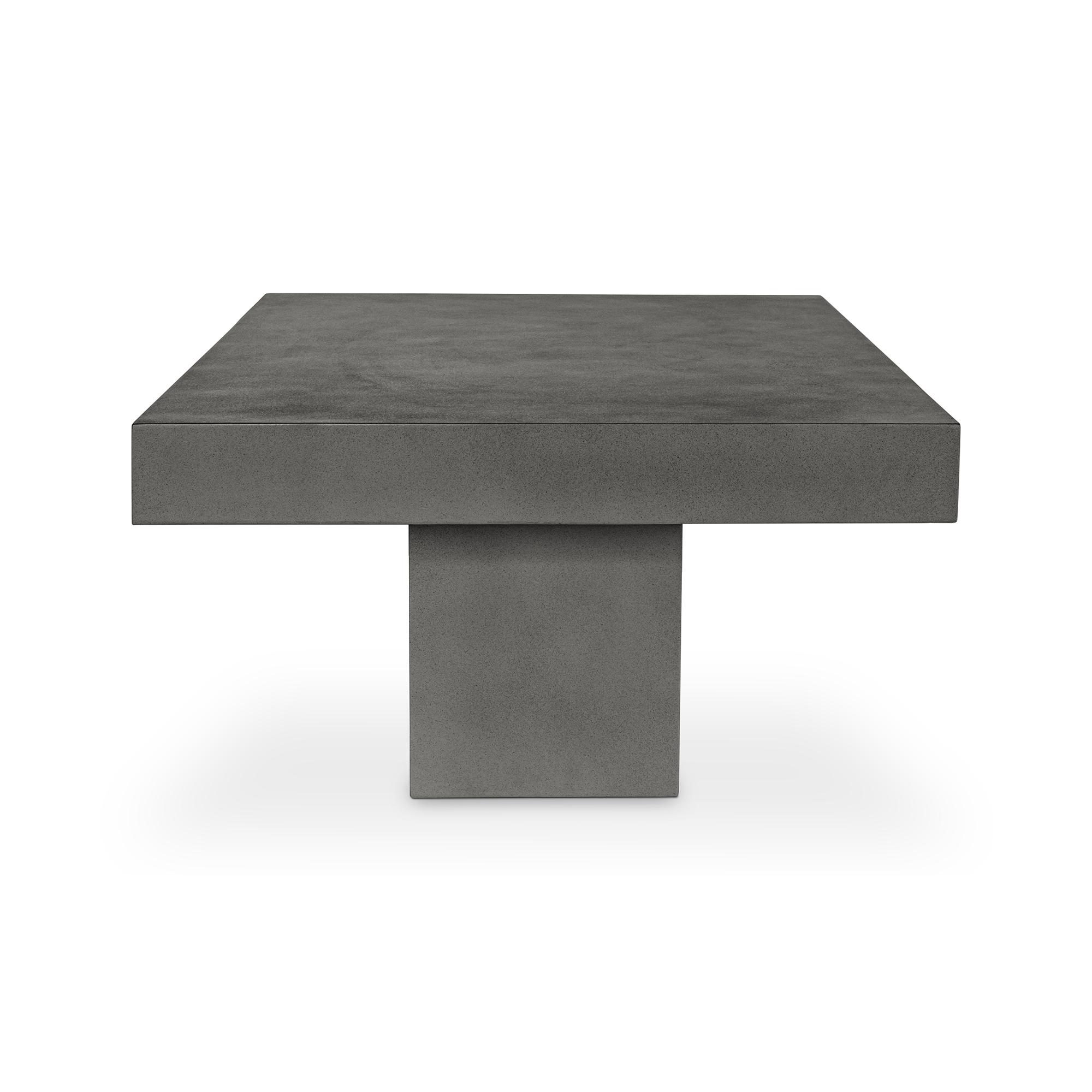 Moe's Home Outdoor Maxima Coffee Table Dark Grey