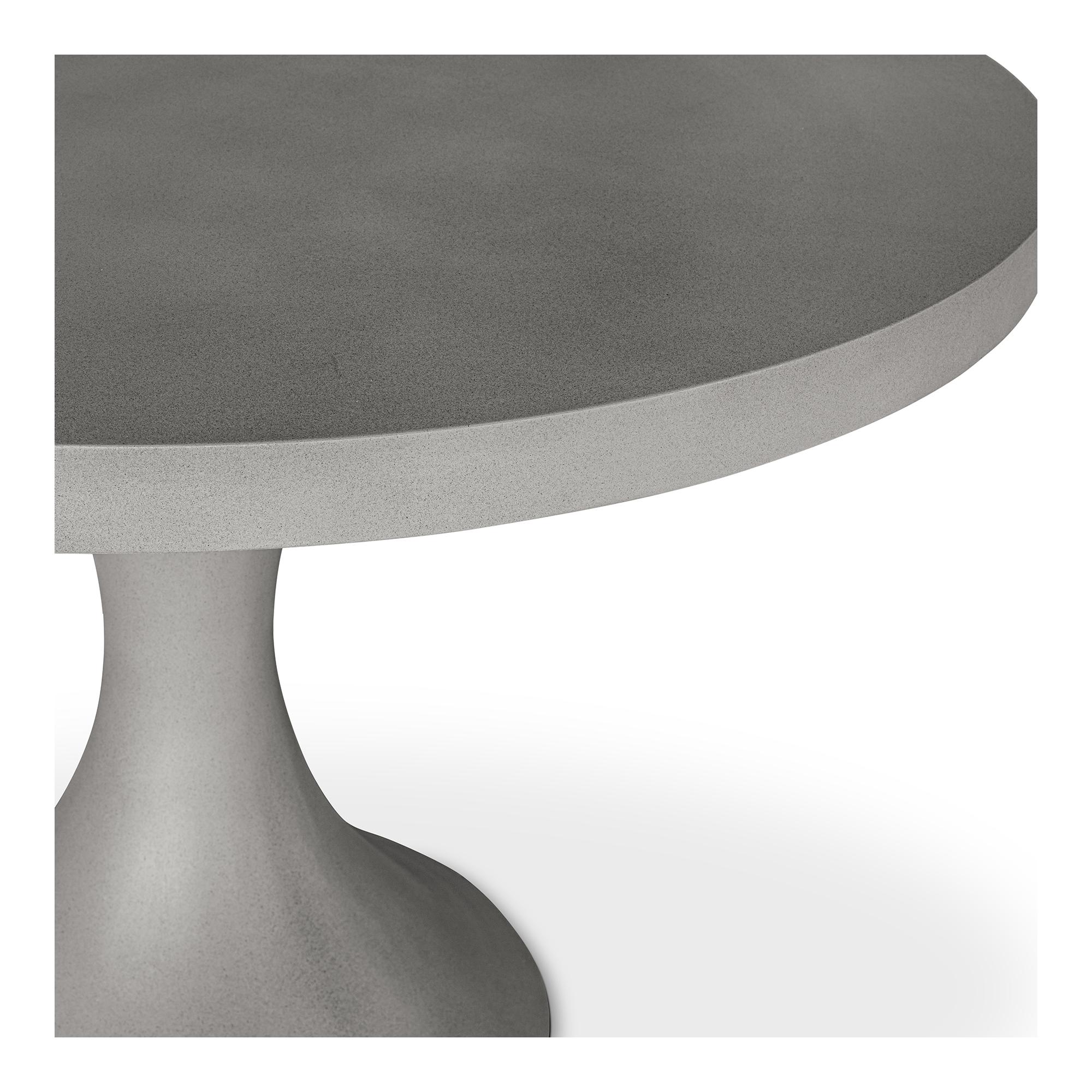Moe's Home Outdoor Isadora Dining Table Dark Grey