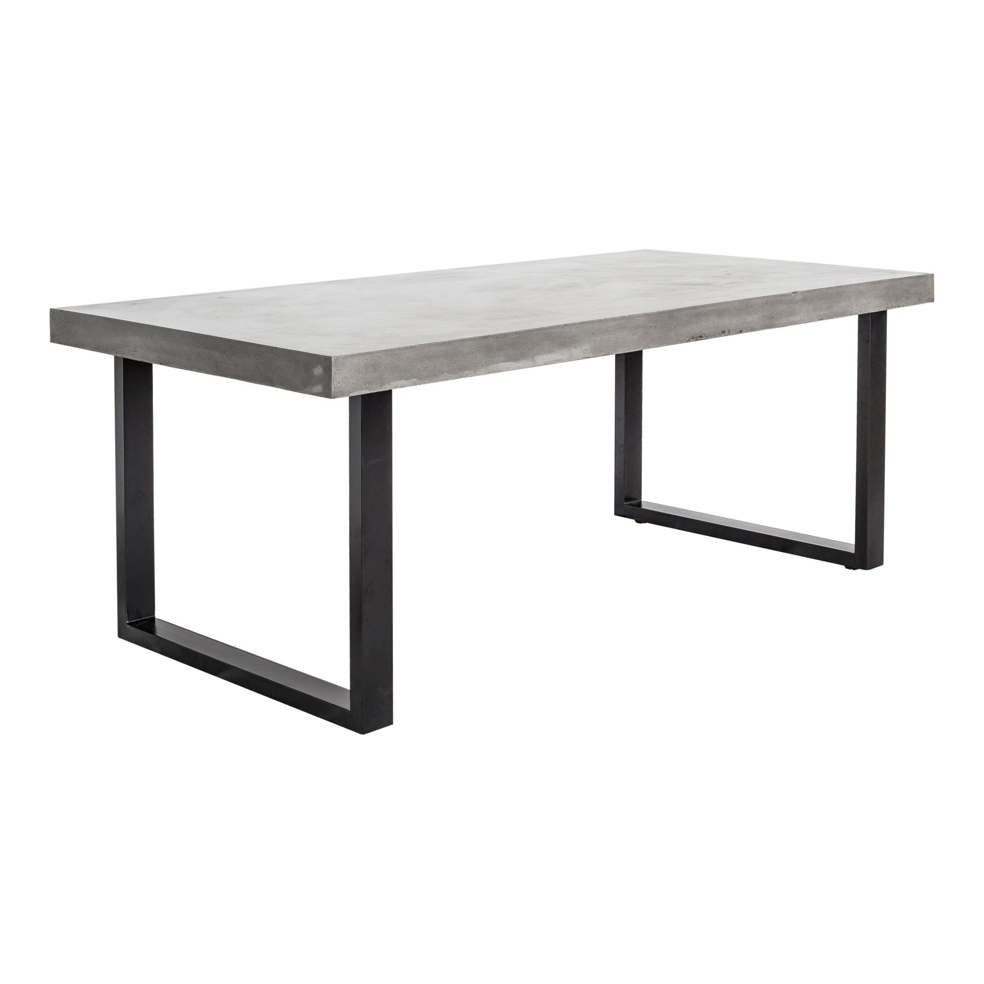 Moe's Home Outdoor Jedrik Large Dining Table Dark Grey