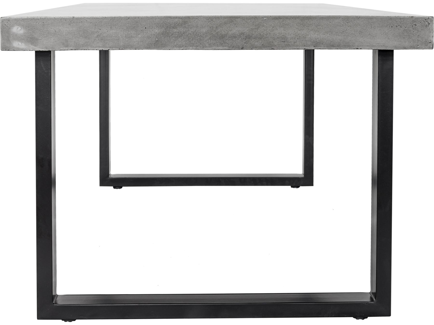 Moe's Home Outdoor Jedrik Large Dining Table Dark Grey