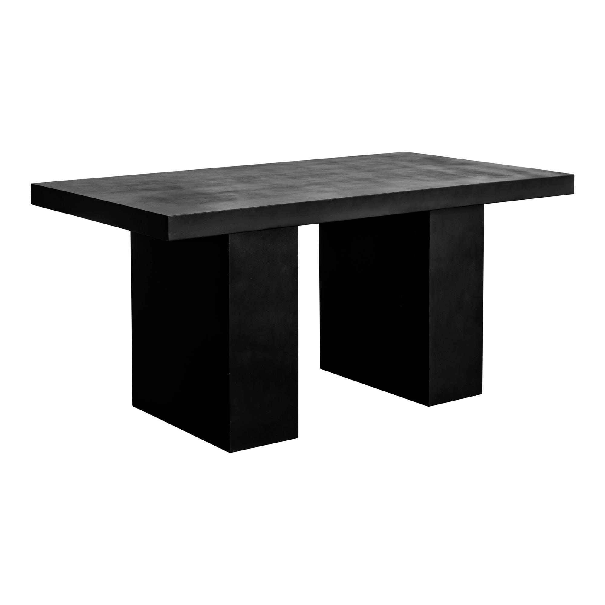 Moe's Home Outdoor Aurelius Dining Table Black