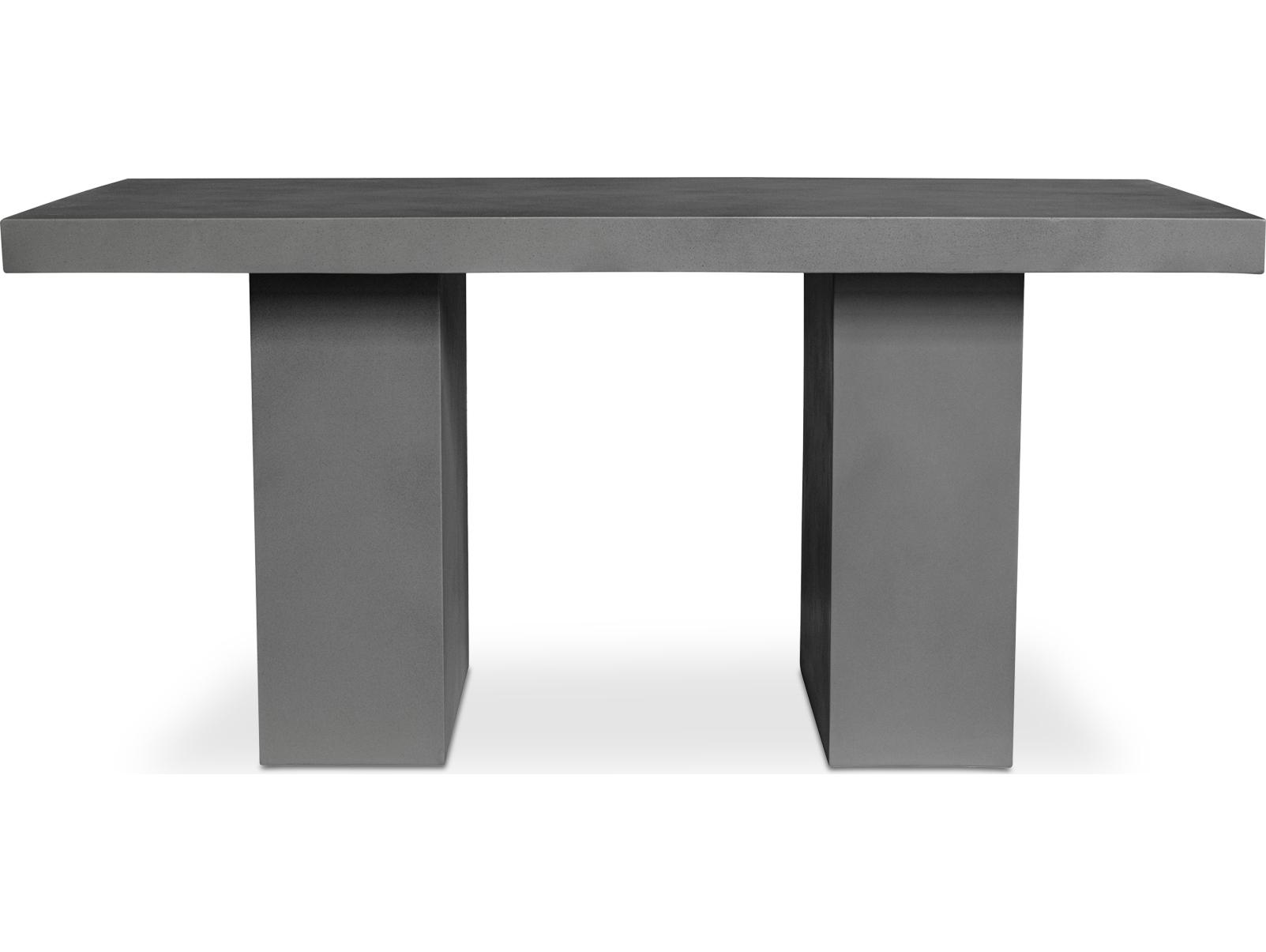 Moe's Home Outdoor Aurelius Dining Table Dark Grey