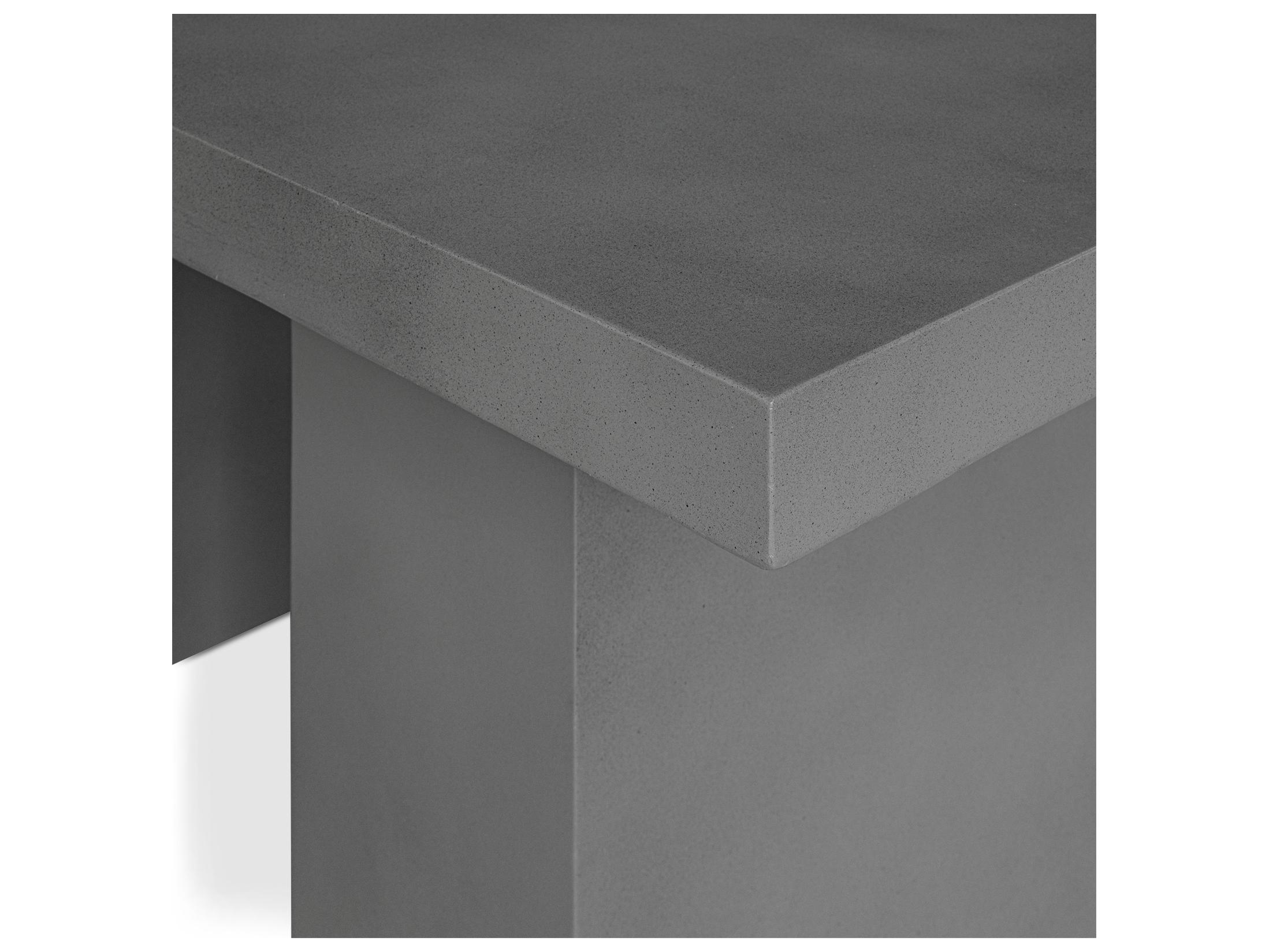 Moe's Home Outdoor Aurelius Dining Table Dark Grey