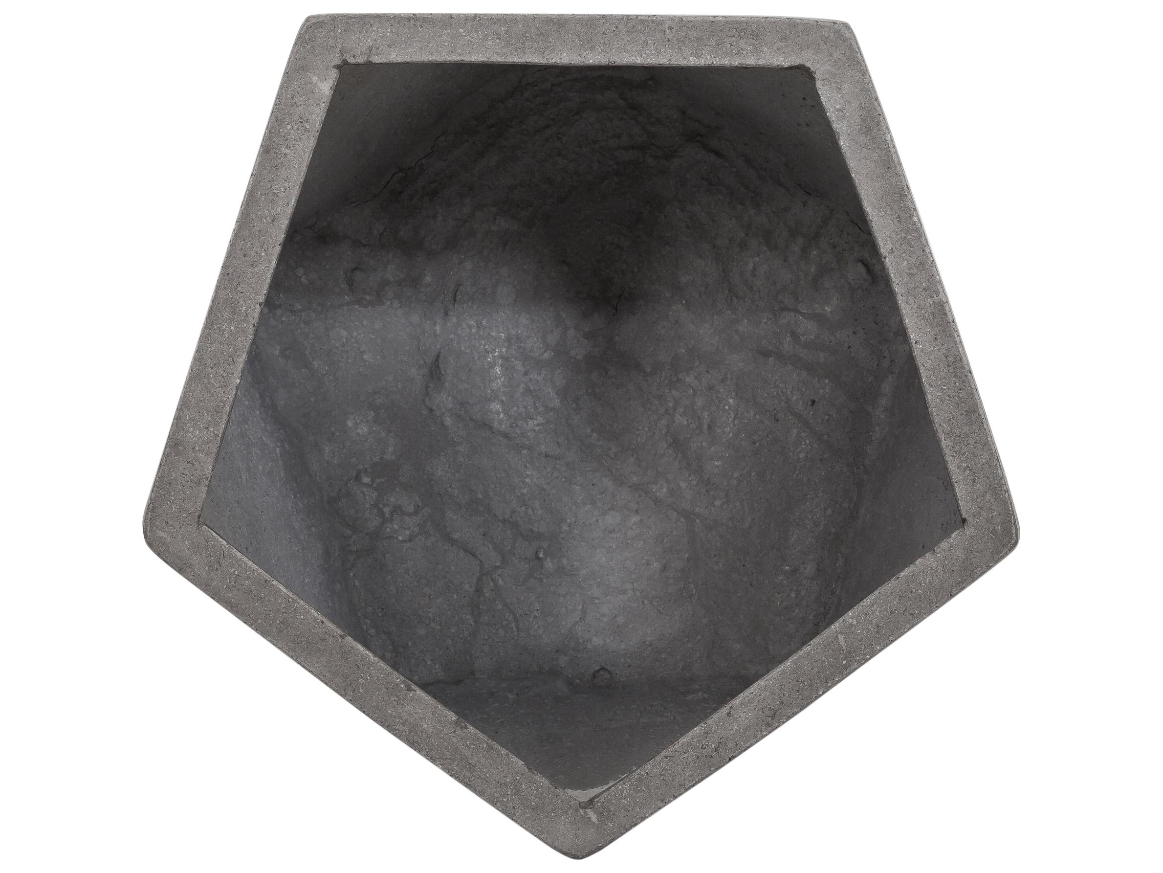 Moe's Home Outdoor Dark Grey Concrete Stool