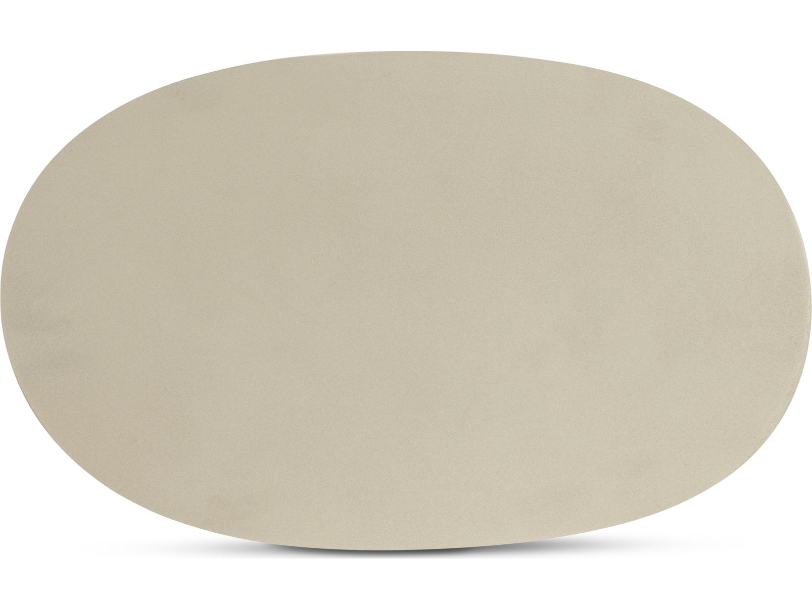 Moe's Home Outdoor Albers Cream Concrete Lounge Chair