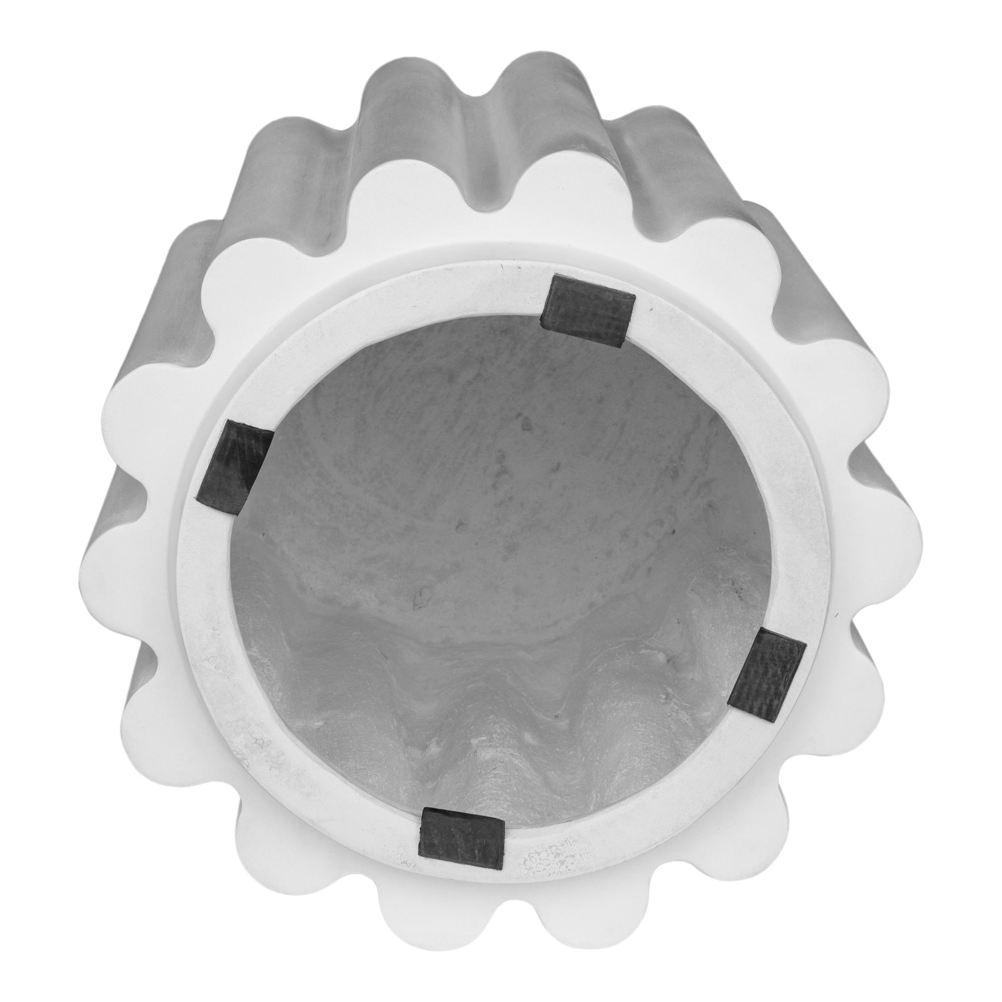 Moe's Home Outdoor Taffy Taffy Stool White