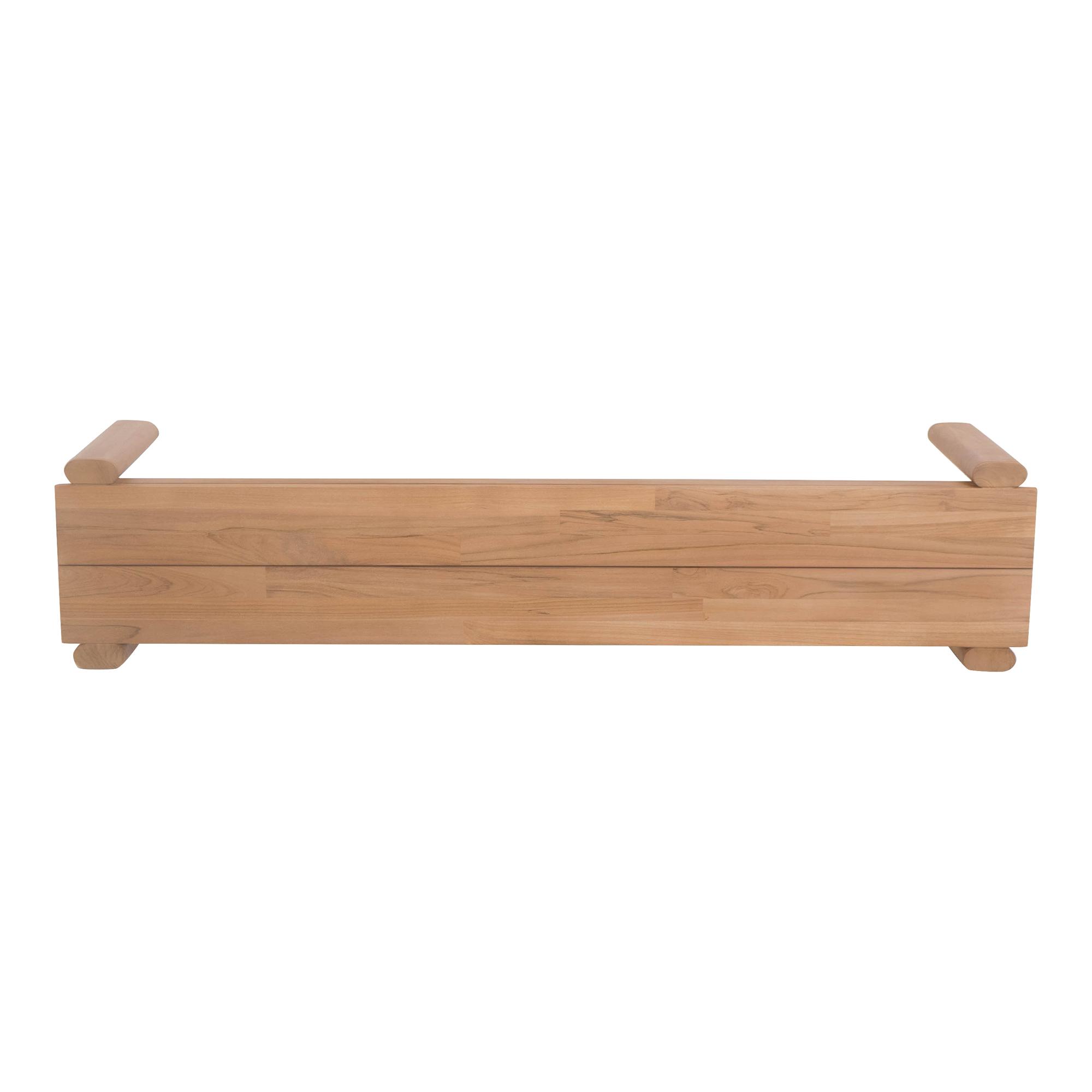 Moe's Home Outdoor Tempo Natural Bench