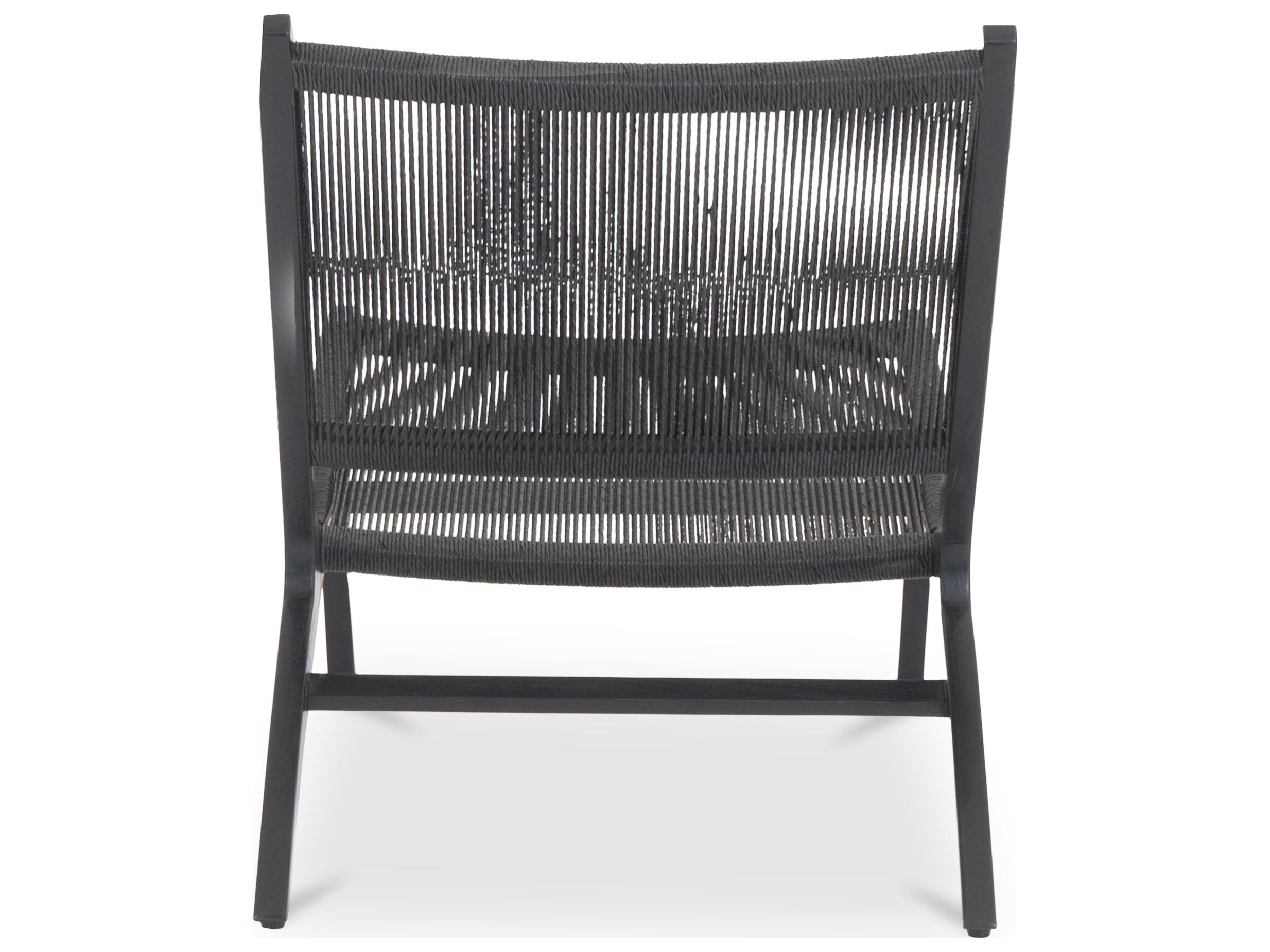 Moe's Home Outdoor Palma Lounge Chair Black
