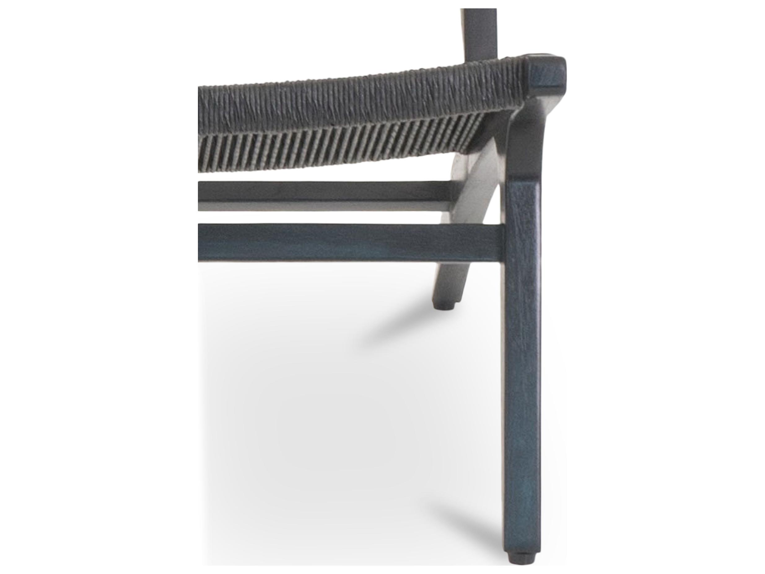 Moe's Home Outdoor Palma Lounge Chair Black