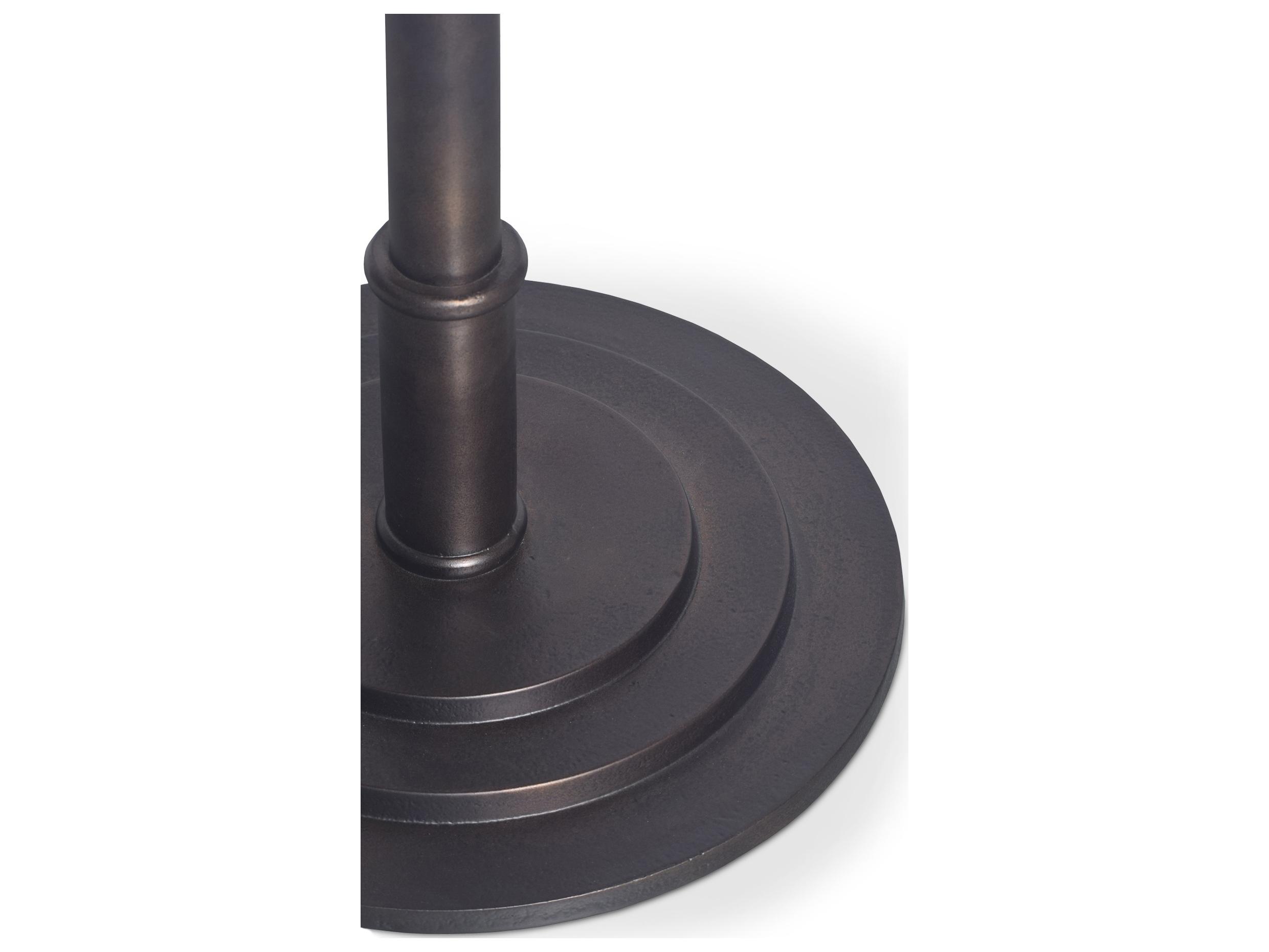 Moe's Home Outdoor Tori White Aluminum Round Counter Table