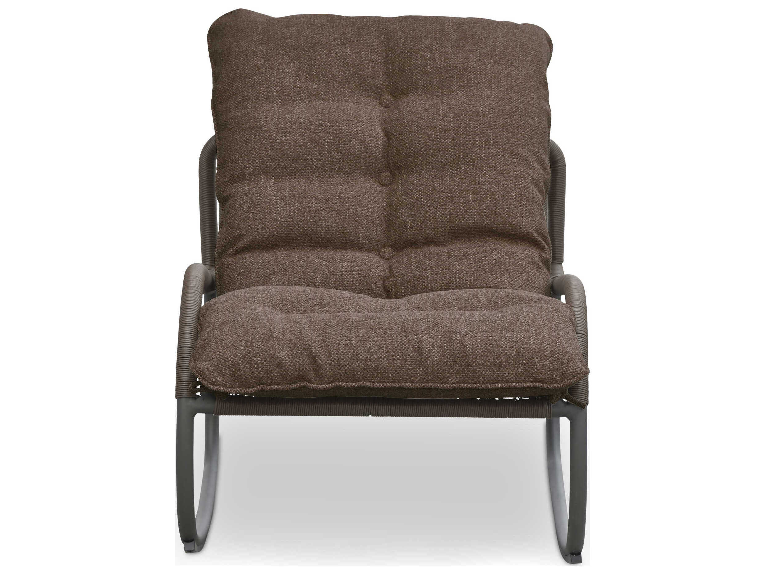 Moe's Home Outdoor Lyra Brown Wicker Lounge Chair