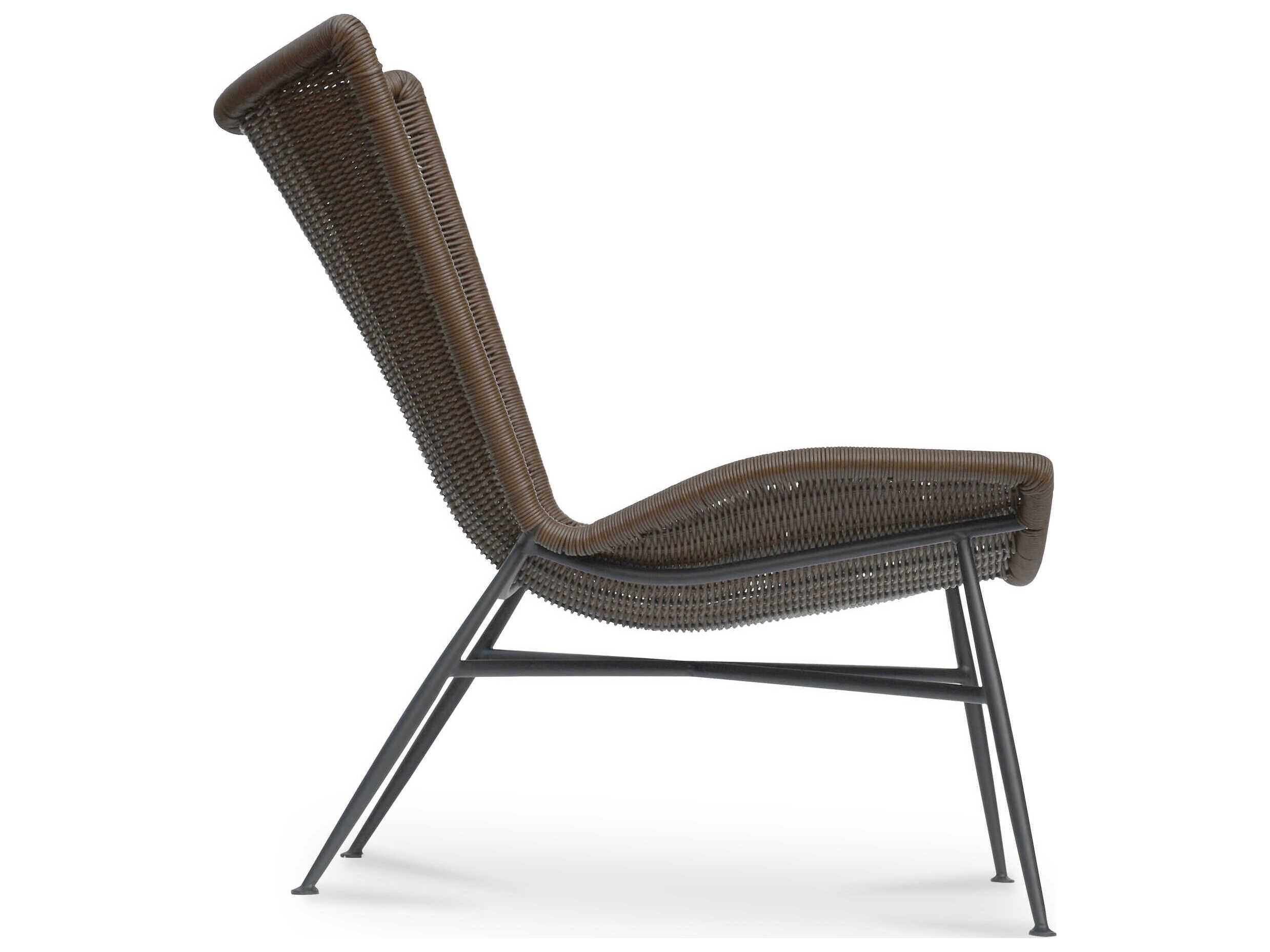 Moe's Home Outdoor Paige Brown Wicker Lounge Chair