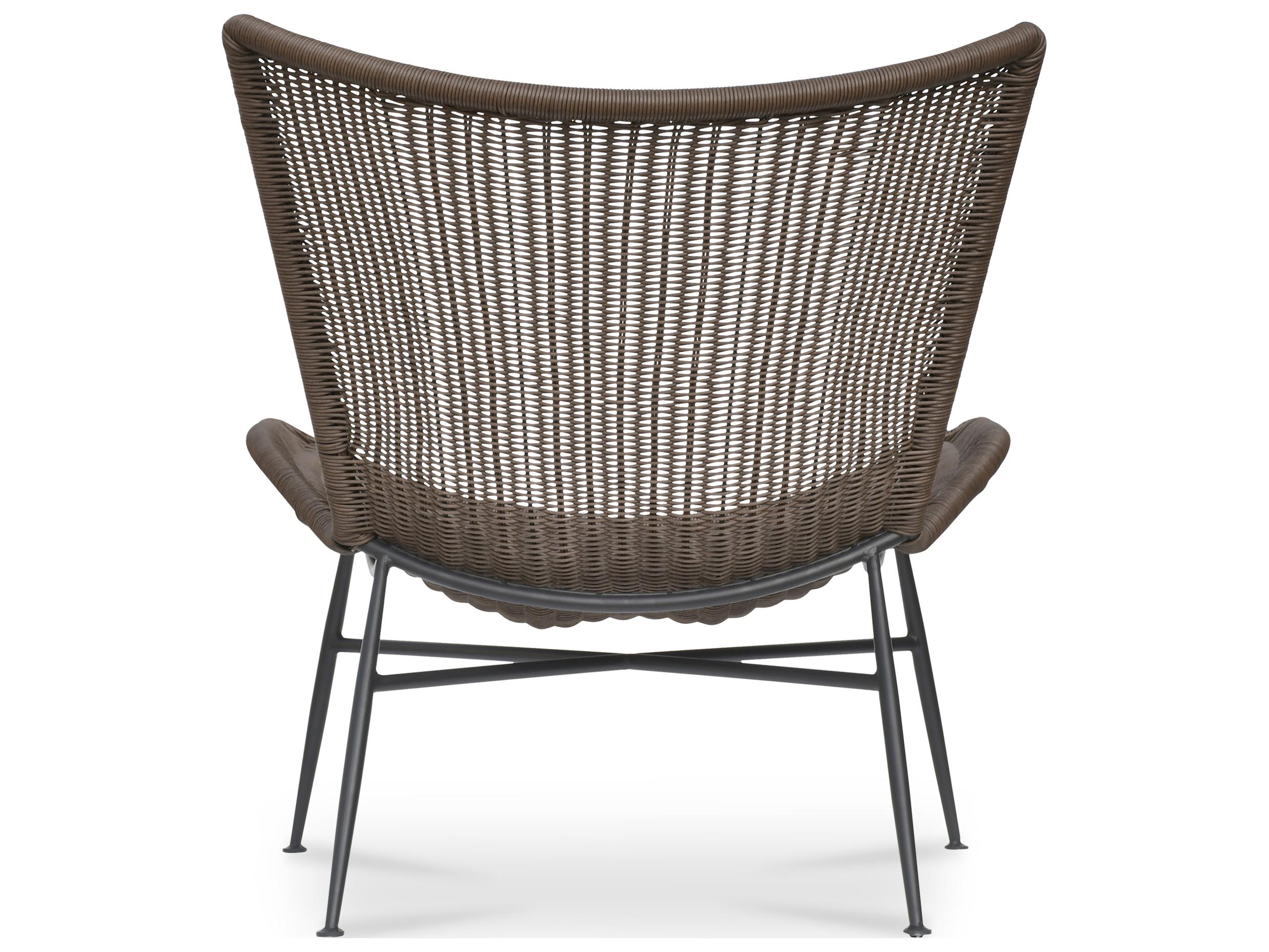 Moe's Home Outdoor Paige Brown Wicker Lounge Chair