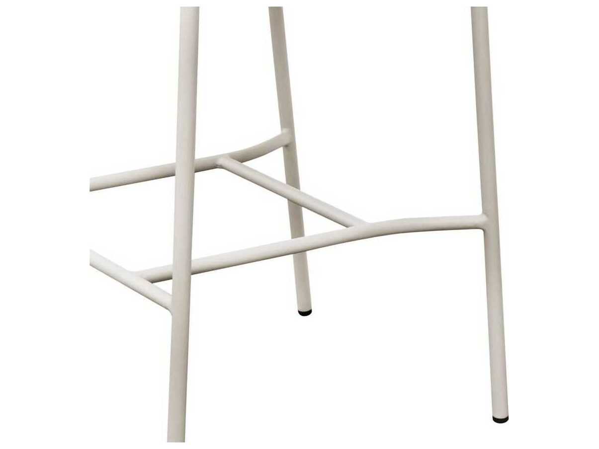 Moe's Home Outdoor Zola Natural Steel Wicker Bar Stool