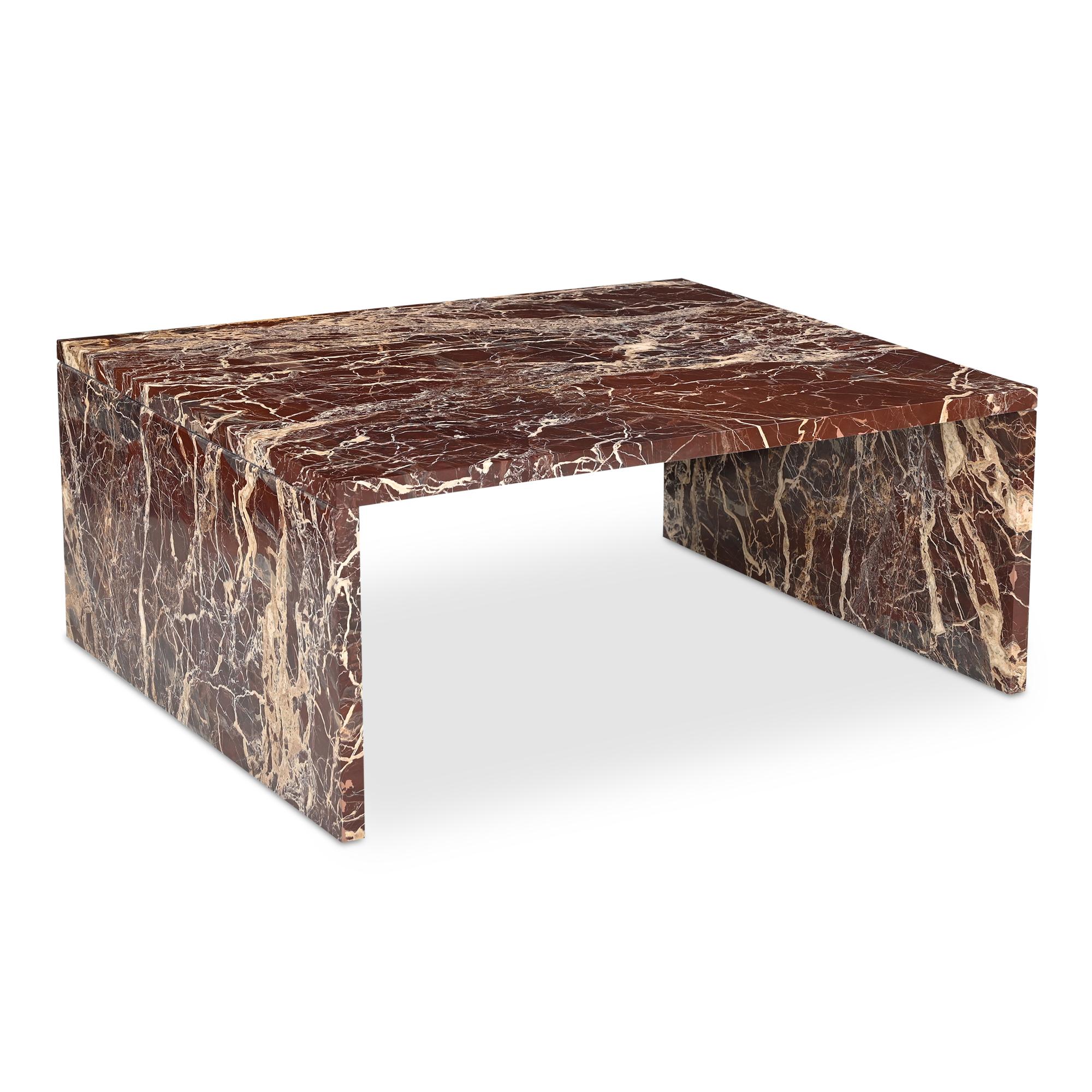 Moe's Home Outdoor Rosa Stone Rectangular Coffee Table