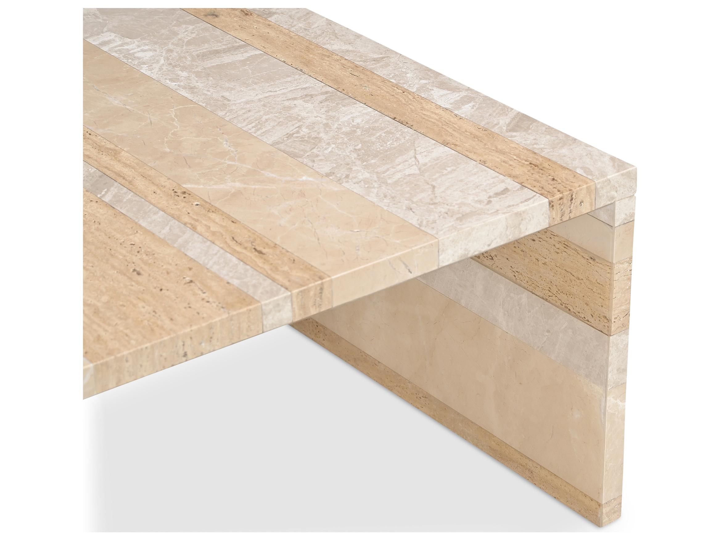 Moe's Home Outdoor Rosa Stone Rectangular Coffee Table