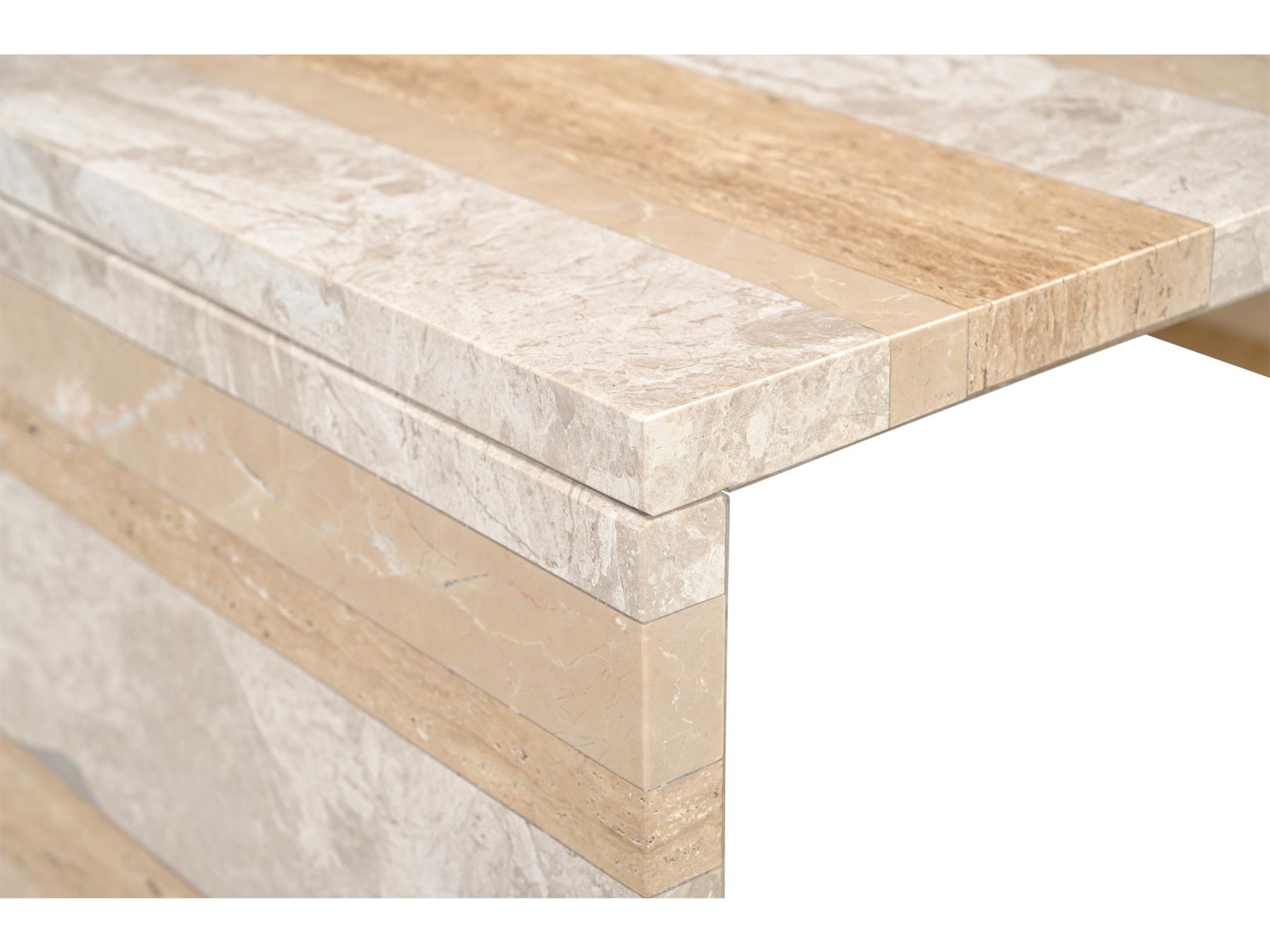 Moe's Home Outdoor Rosa Stone Rectangular Coffee Table