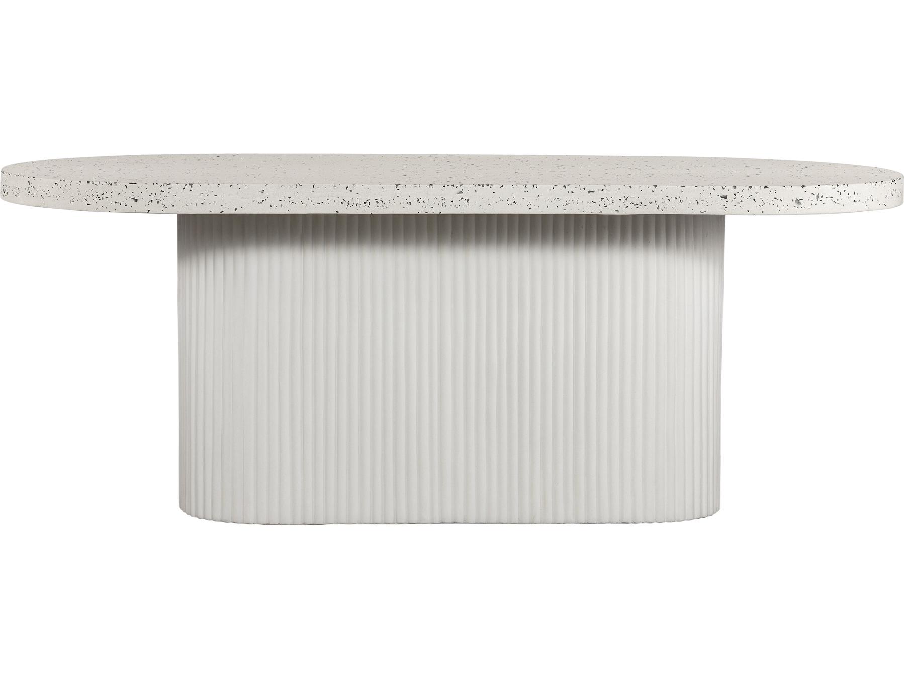 Moe's Home Outdoor Lyon Dining Table Light Grey