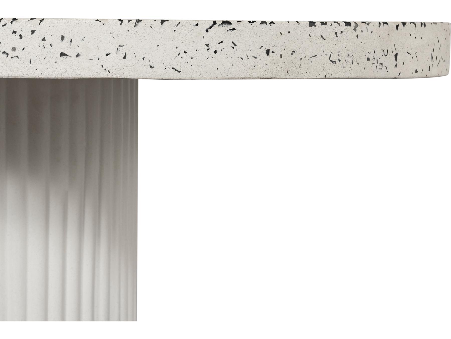 Moe's Home Outdoor Lyon Dining Table Light Grey