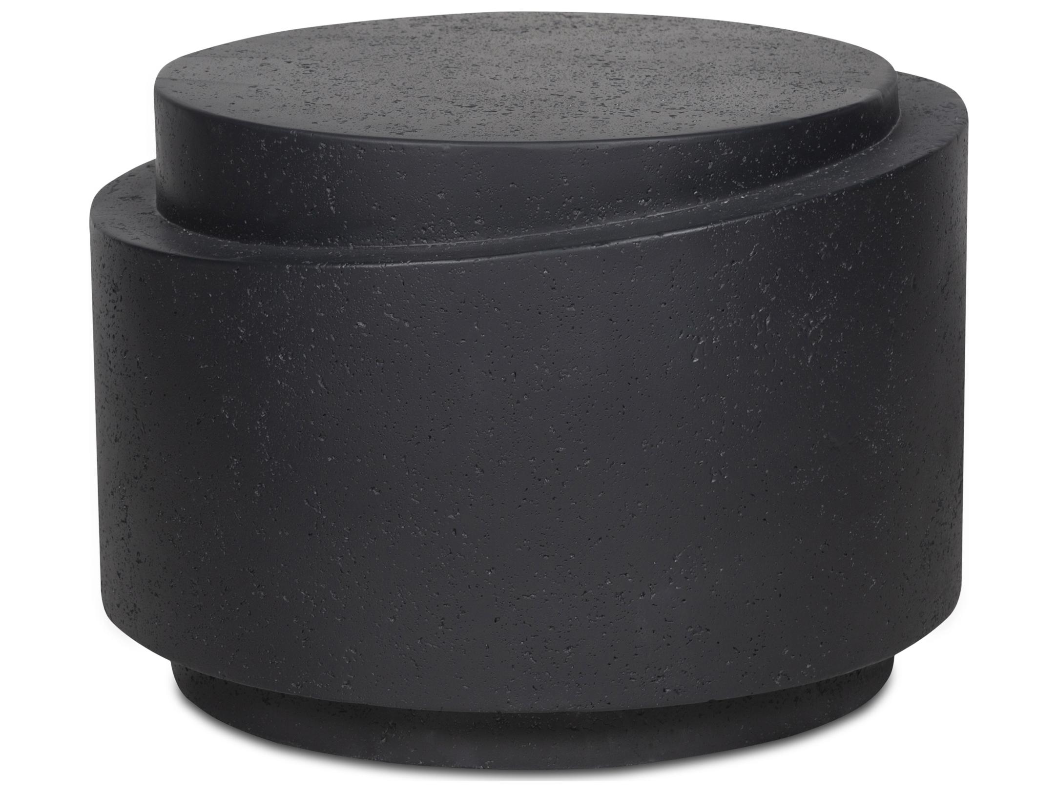 Moe's Home Outdoor Cosmo Accent Table Black