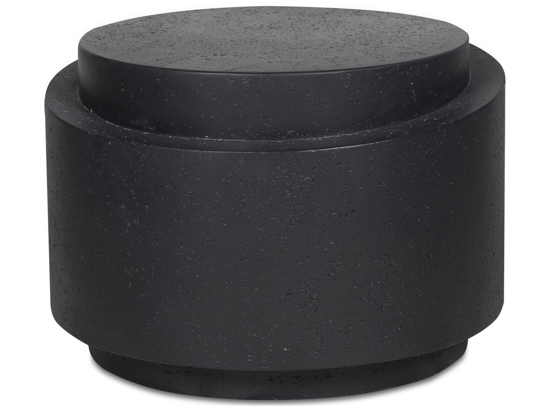 Moe's Home Outdoor Cosmo Accent Table Black