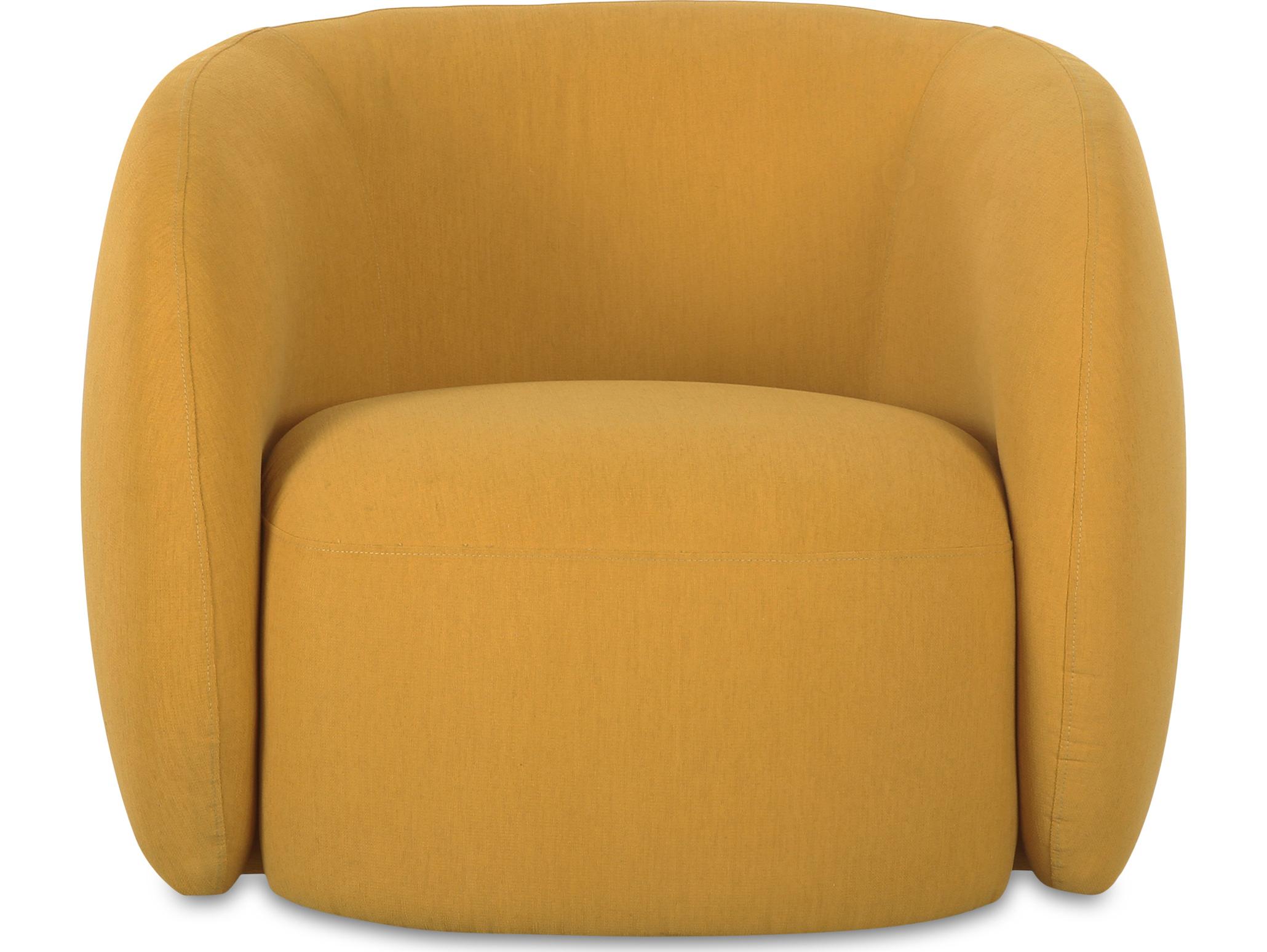 Moe's Home Outdoor Rae Accent Chair Deep Yellow
