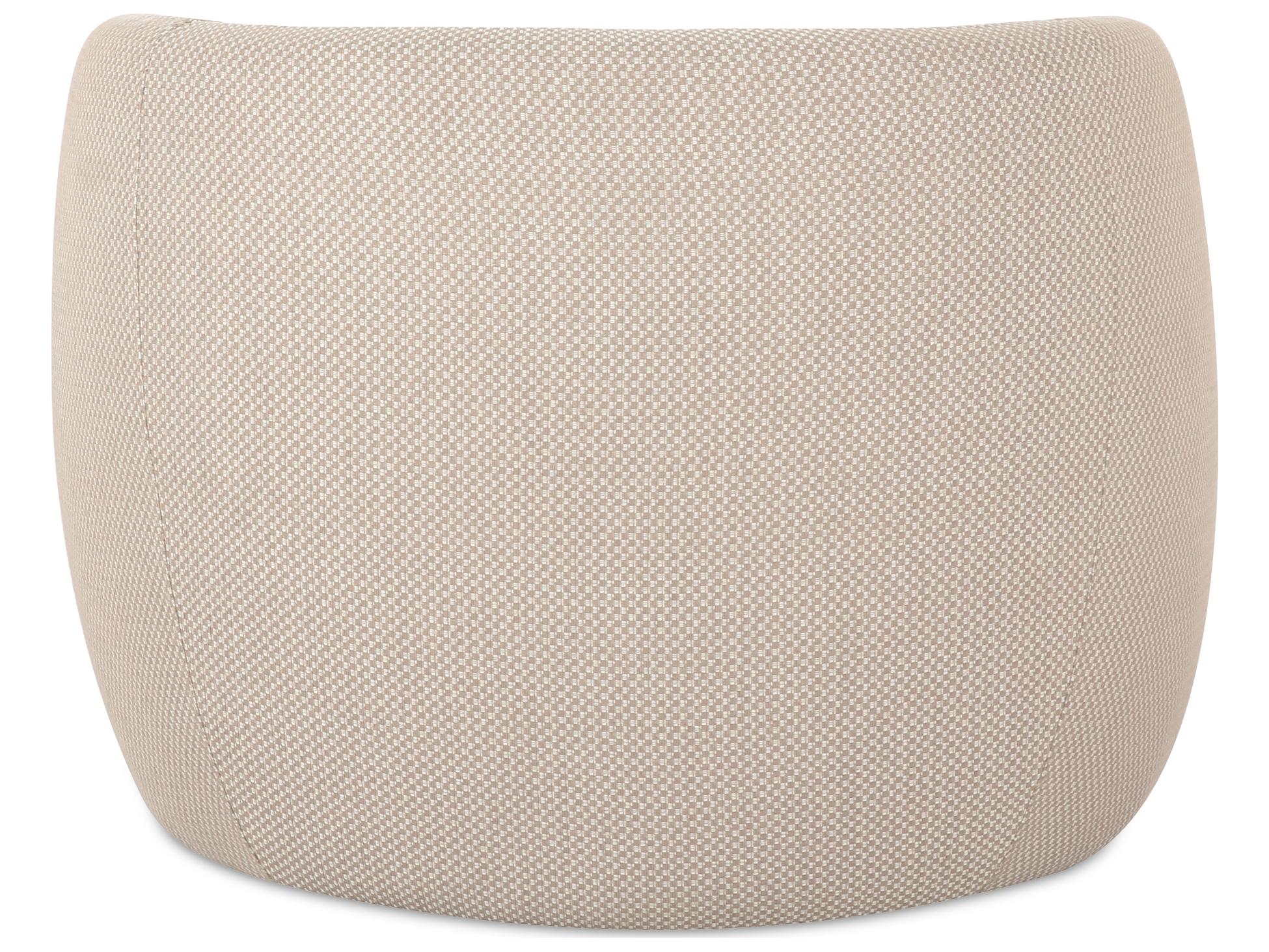 Moe's Home Outdoor Rae Accent Chair Beige Check