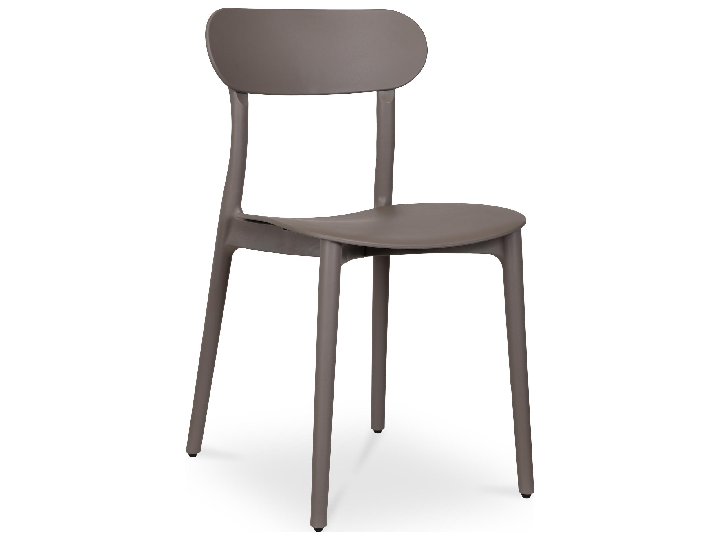 Moe's Home Outdoor Kent Taupe Dining Chair - Set of Two