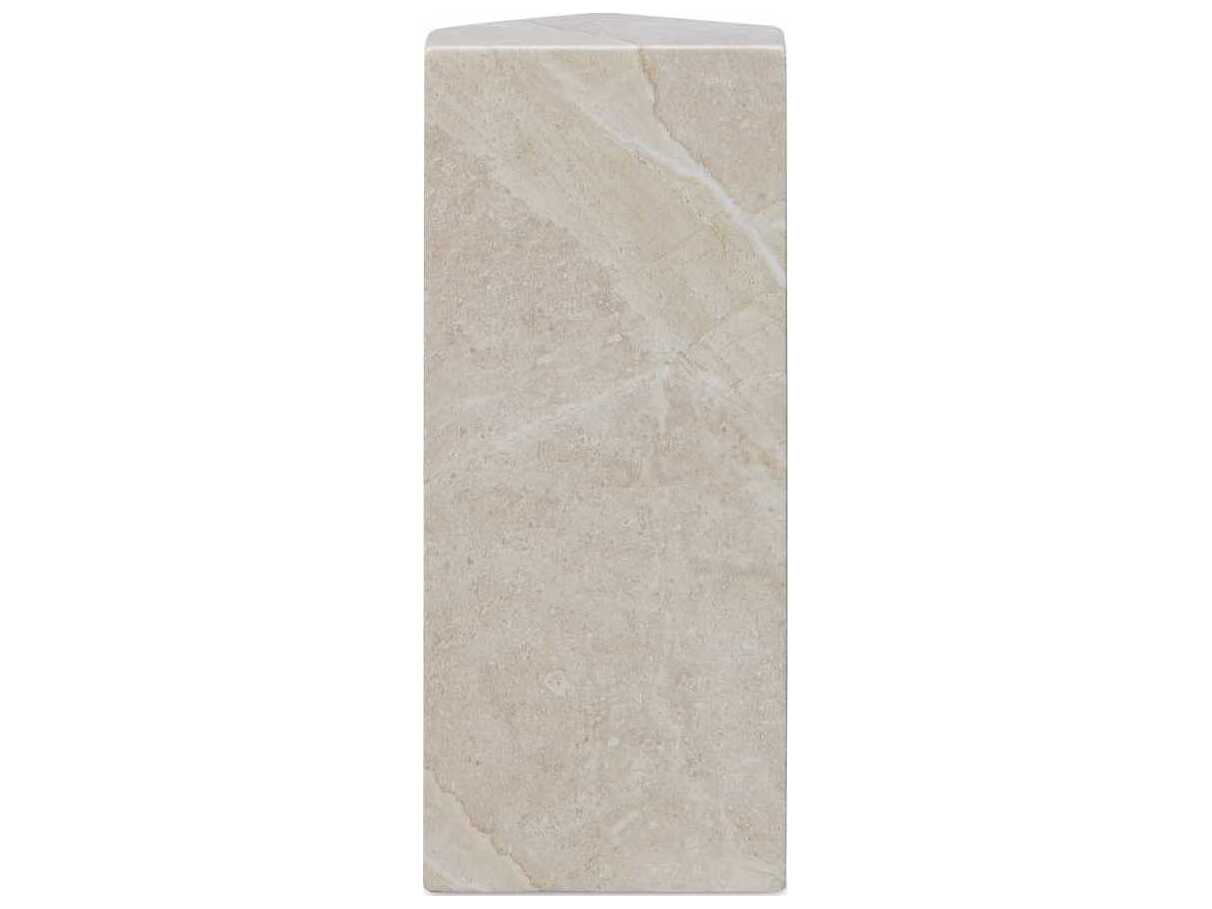 Moe's Home Outdoor Nix White Concrete End Table