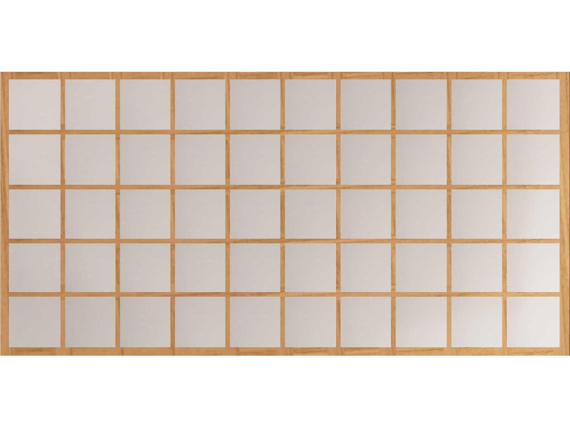 Moe's Home Outdoor Marina Natural Teak Rectangular Dining Table