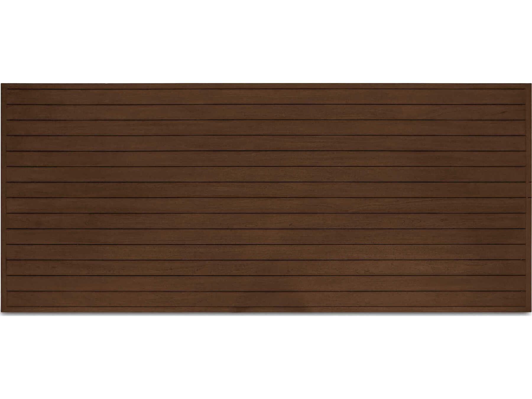 Moe's Home Outdoor Esmond Brown Teak Rectangular Dining Table