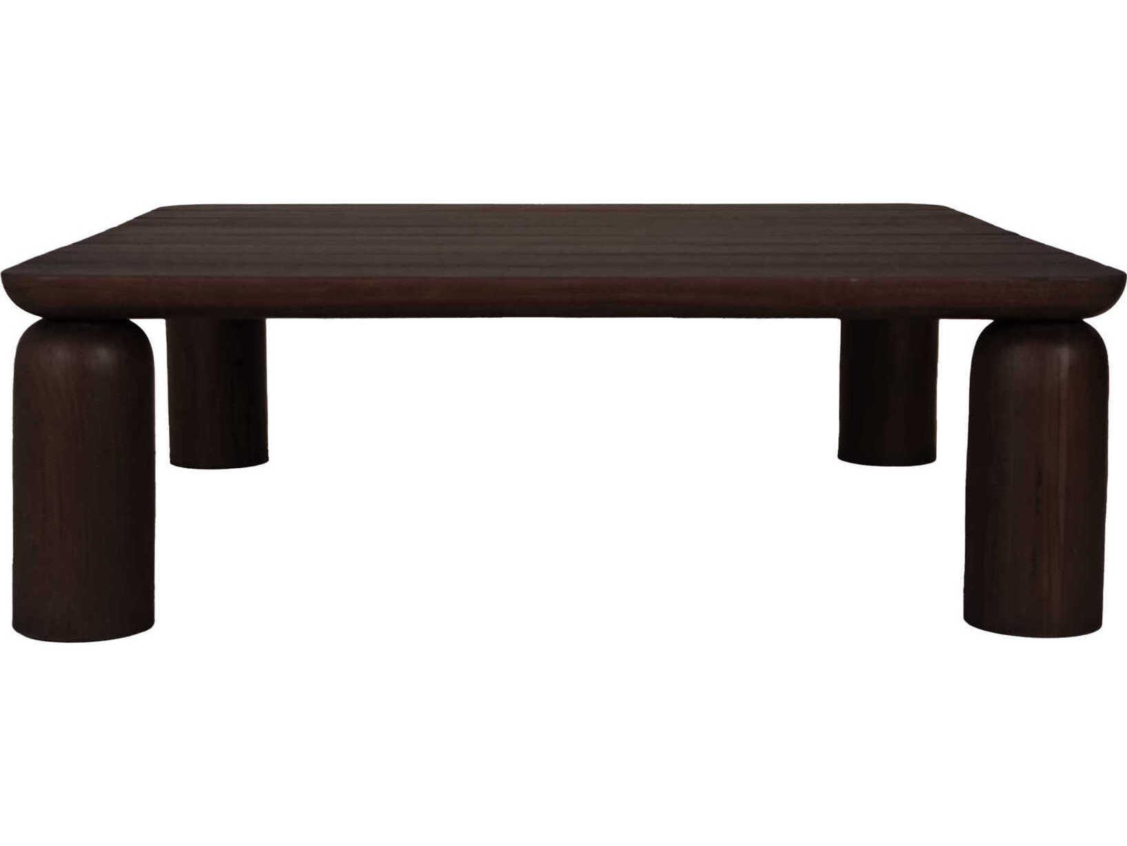 Moe's Home Outdoor Barclay Brown Wood Square Coffee Table