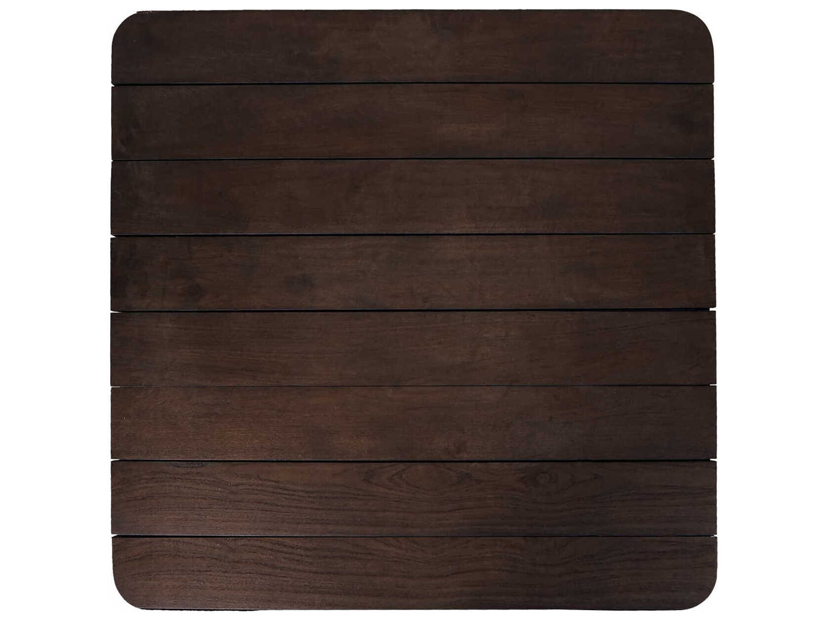 Moe's Home Outdoor Barclay Brown Wood Square Coffee Table