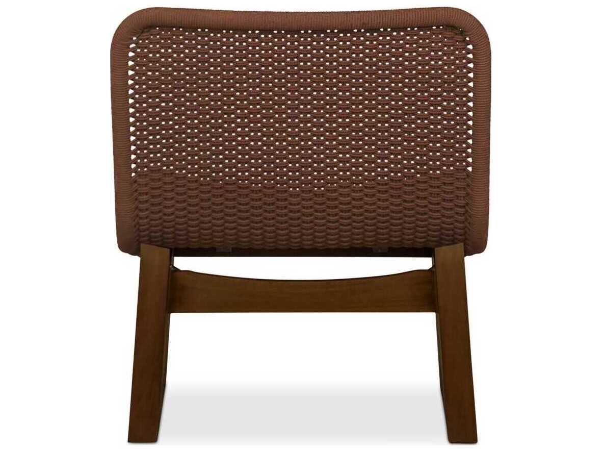Moe's Home Outdoor Savanna Brown Wicker Lounge Chair