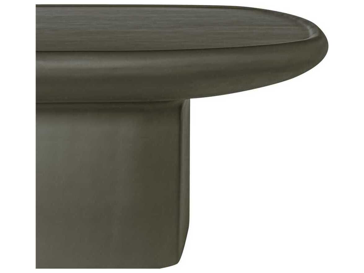 Moe's Home Outdoor Manon Green Concrete Square Coffee Table
