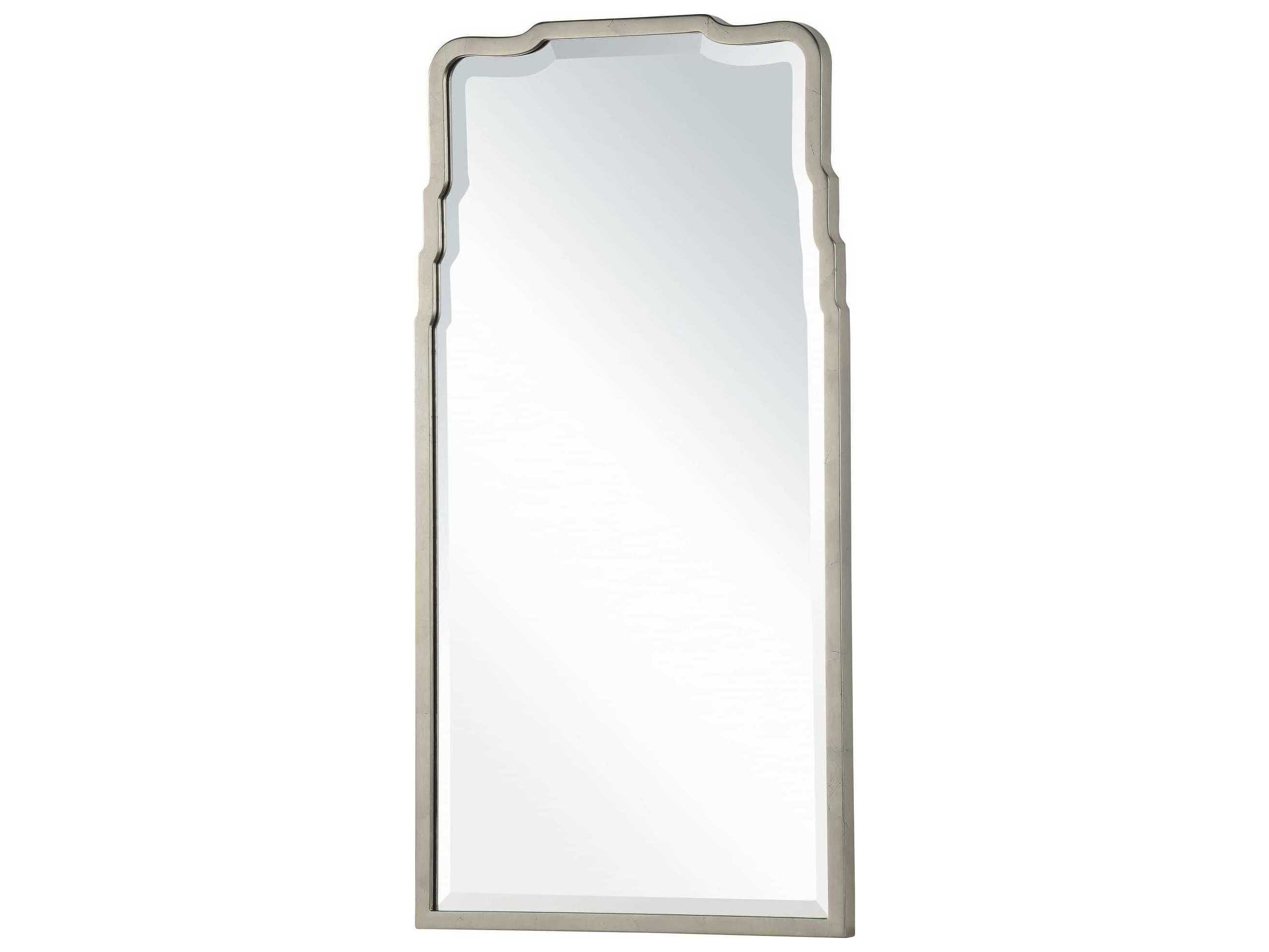 Mirror Home Antiqued Silver Leaf Wall Mirror