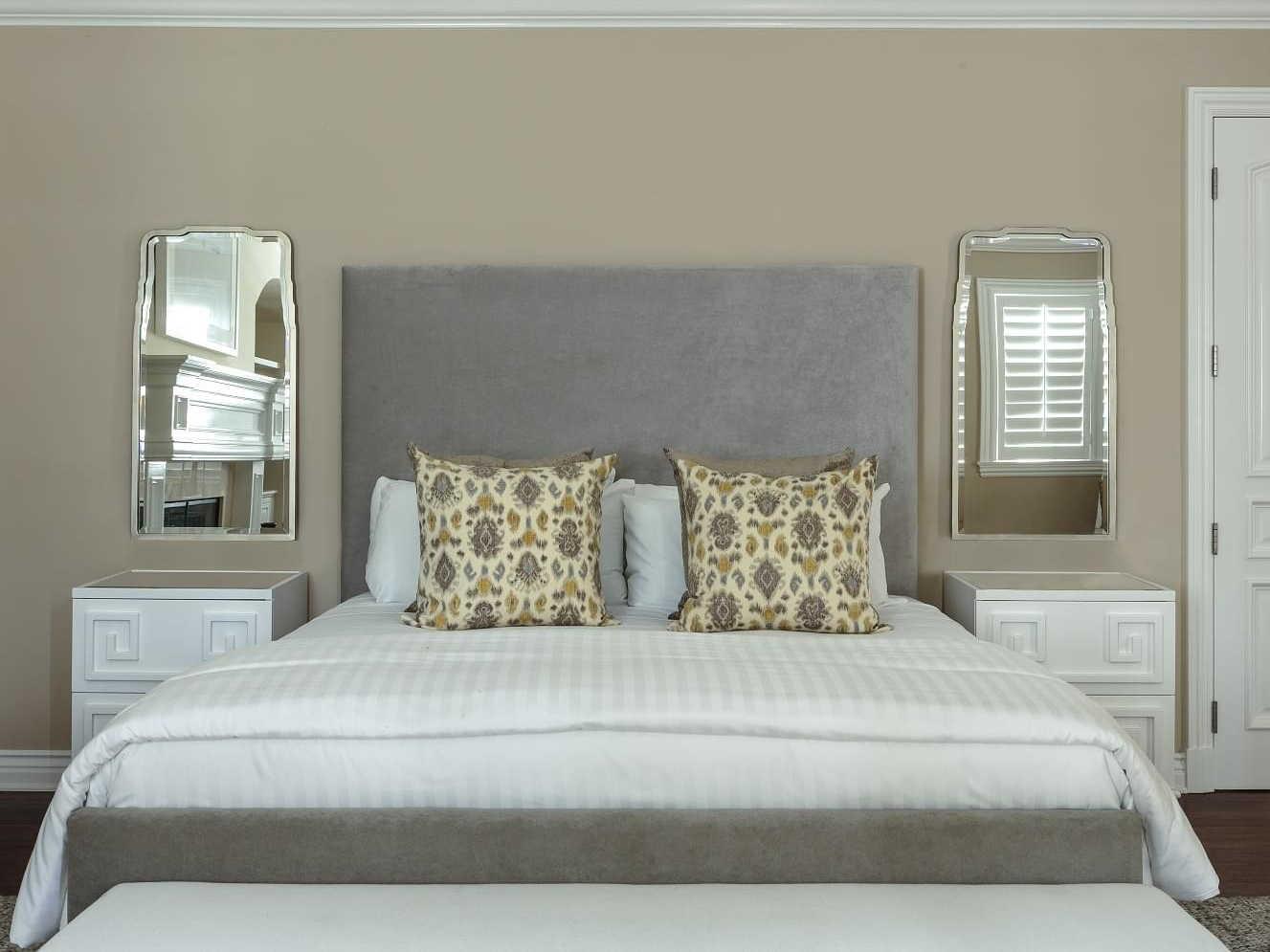 Mirror Home Antiqued Silver Leaf Wall Mirror