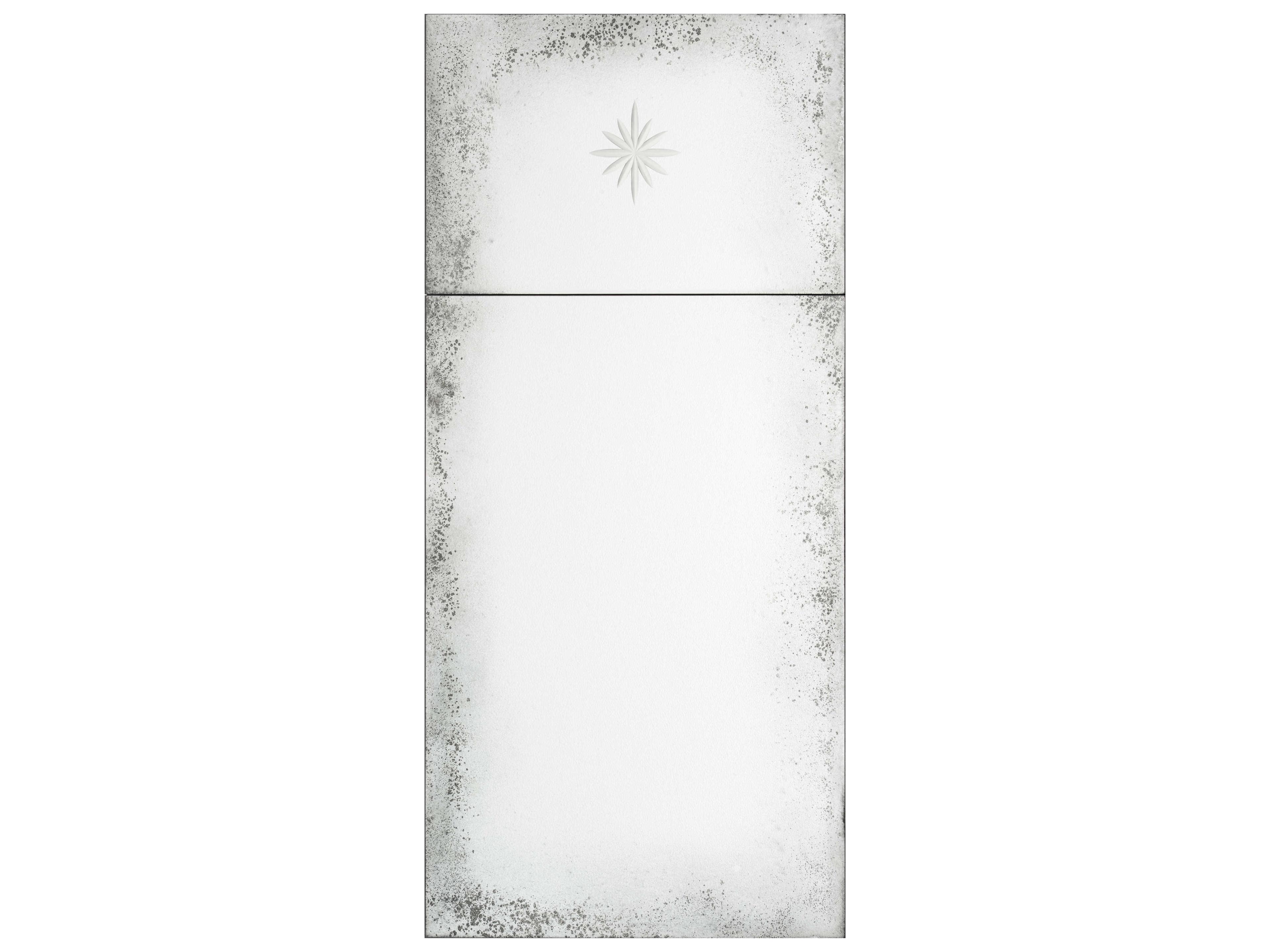 Mirror Home Antiqued Trumeau Rectangular Wall Mirror